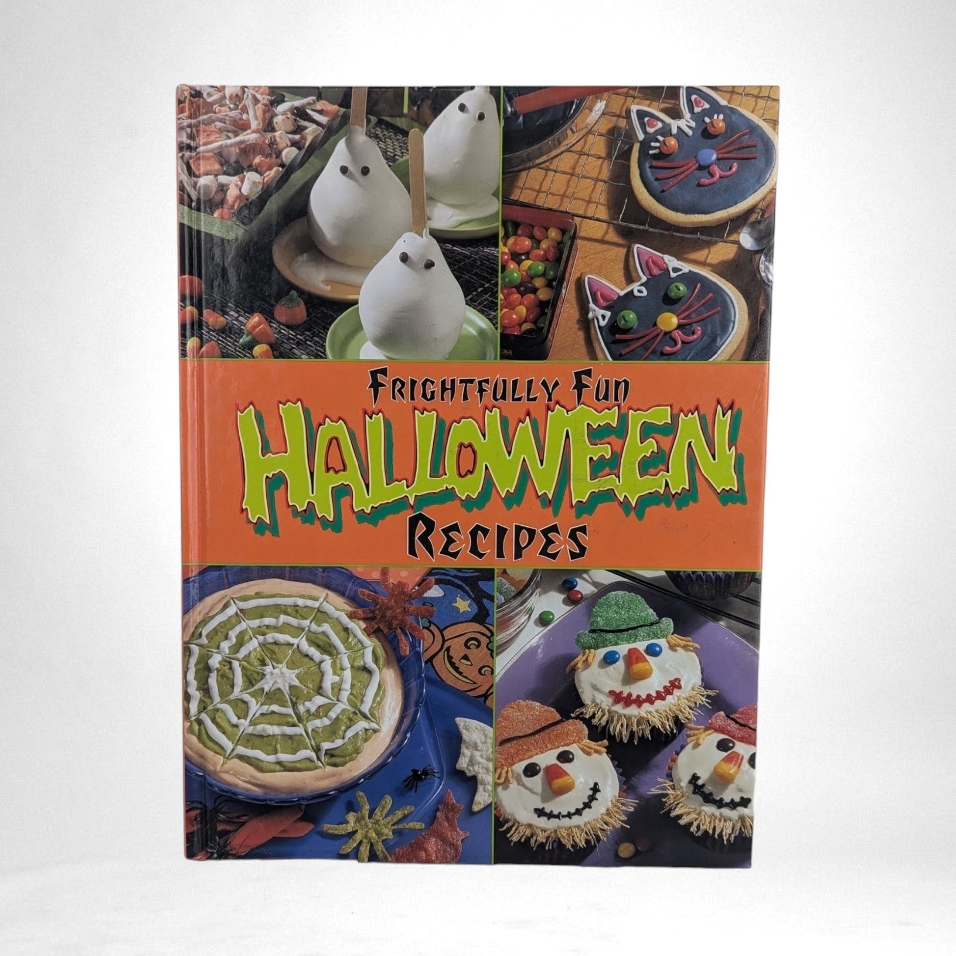 Vintage Halloween Cookbook Pair: 1998 Treats & 2000 Frightfully Fun Recipes, Family Halloween Baking, Holiday Celebrations, Spooky Gift