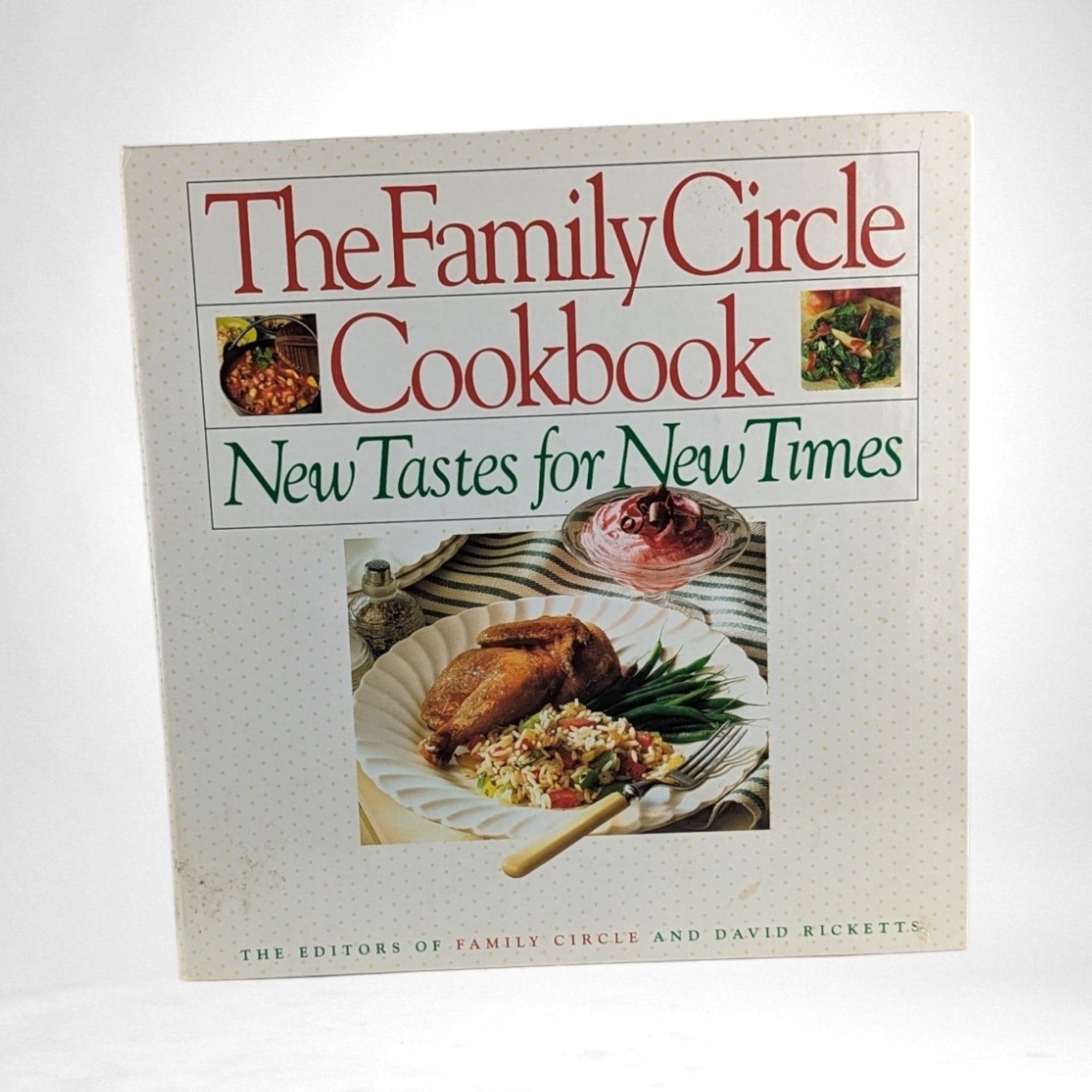Vintage Family Circle Cookbook Lot, 1960s Ground Beef Recipes, 1972 Illustrated Cooking, 1992 New Tastes, Cookbooks for Home Chefs