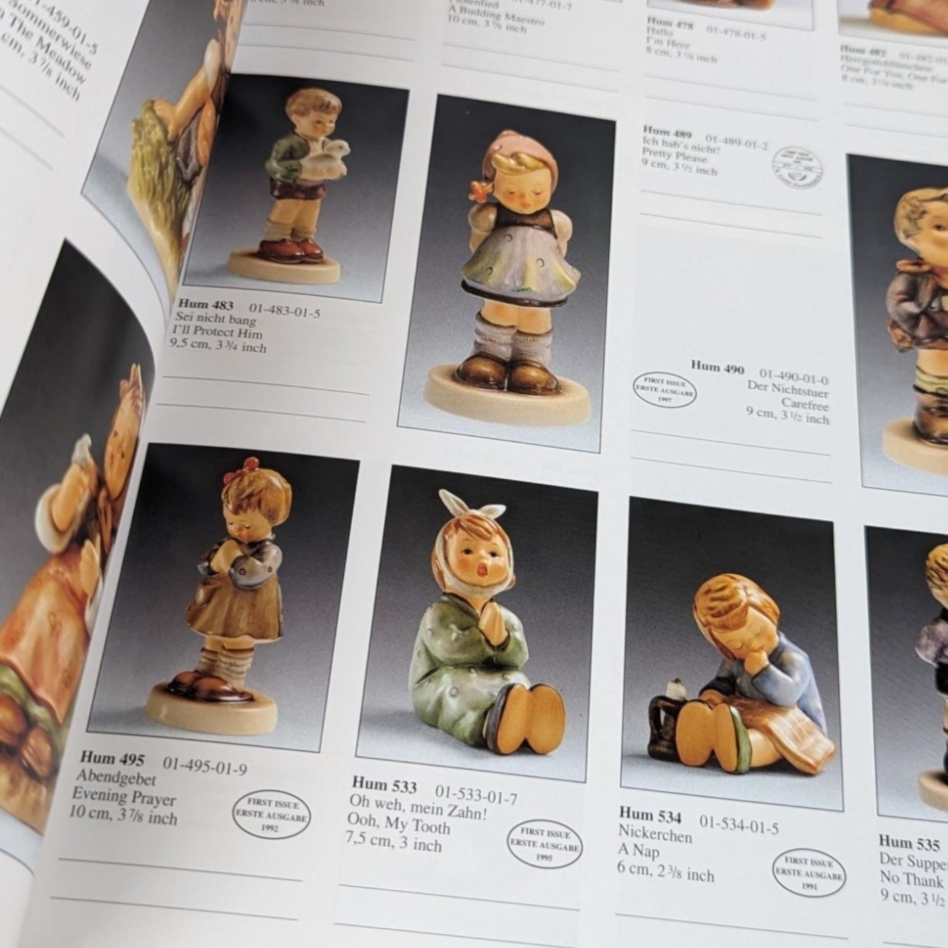 1998 M.I. Hummel Figurines Collector Guide, Vintage Goebel Hummel Book, Softcover, Gift for Hummel Collector
