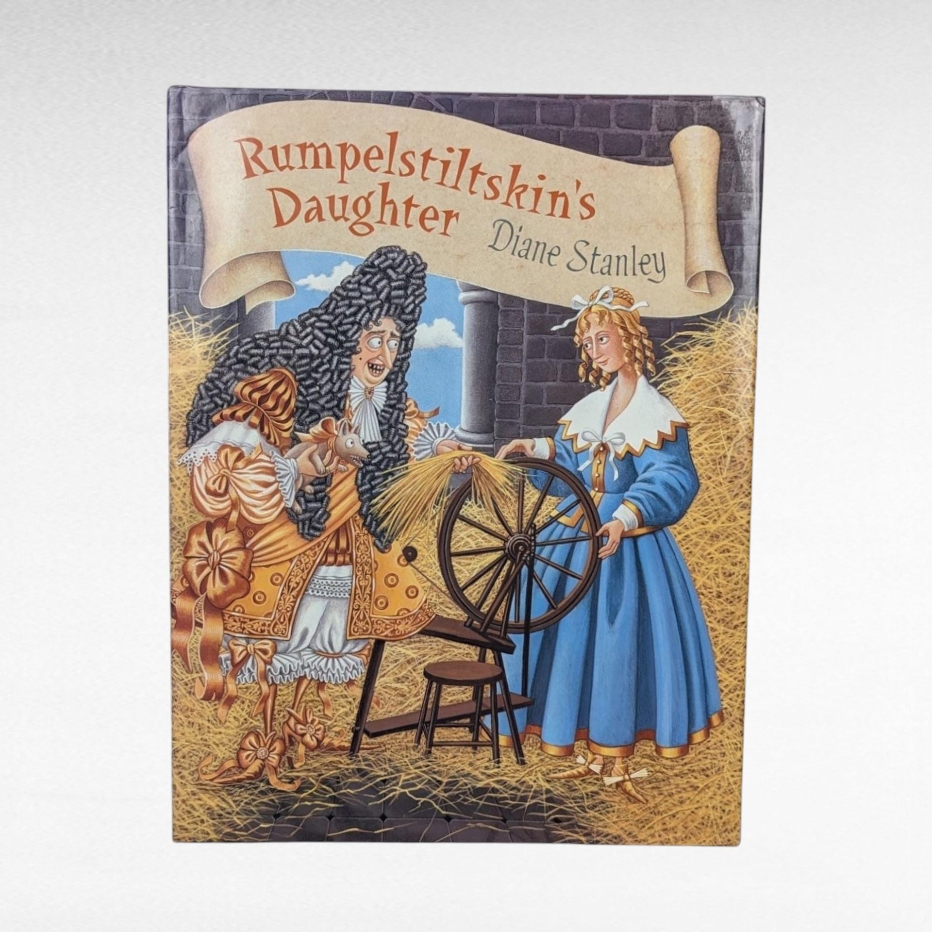 1997 Rumpelstiltskin's Daughter Book, Diane Stanley Hardcover, Fairytale Illustration, Children's Literature, Gift for Kids