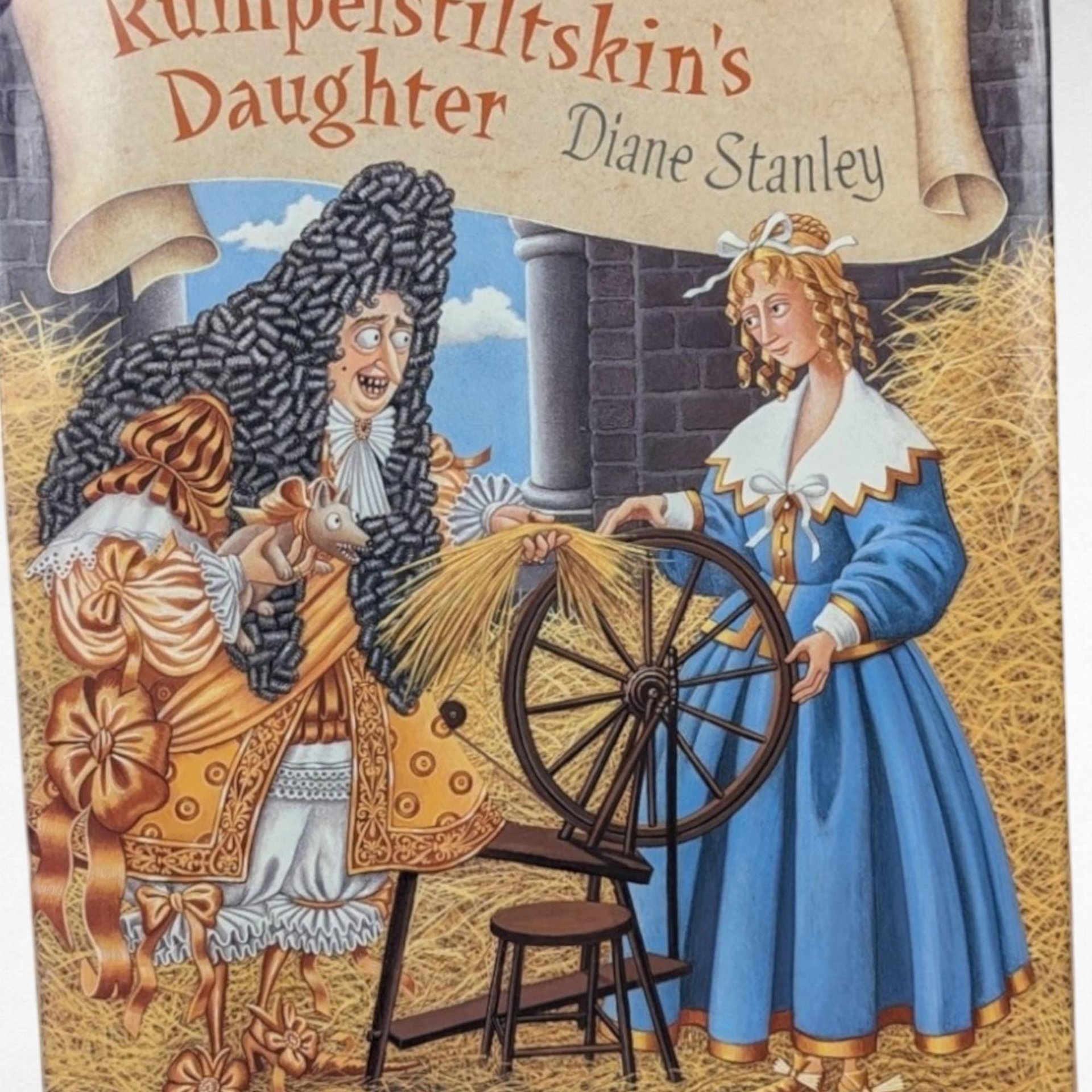 1997 Rumpelstiltskin's Daughter Book, Diane Stanley Hardcover, Fairytale Illustration, Children's Literature, Gift for Kids