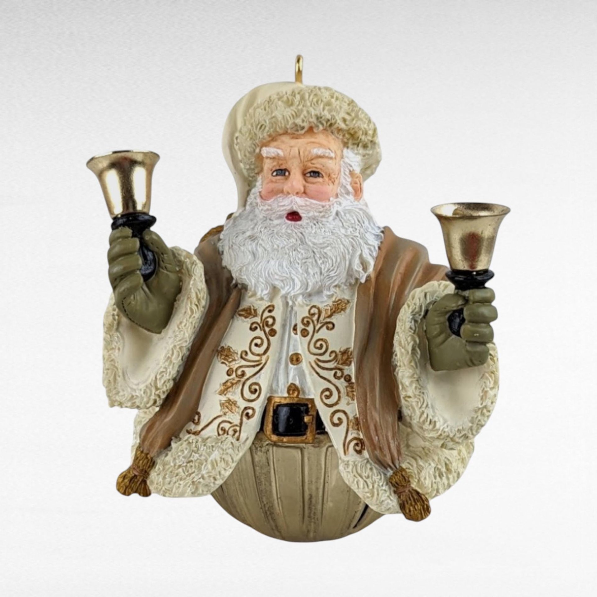 Vintage Santa Christmas Decor Lot - Hallmark Keepsake, Ceramic Santa Figurines, 1937 USA Santa, Gnome - Unique Holiday Collectibles