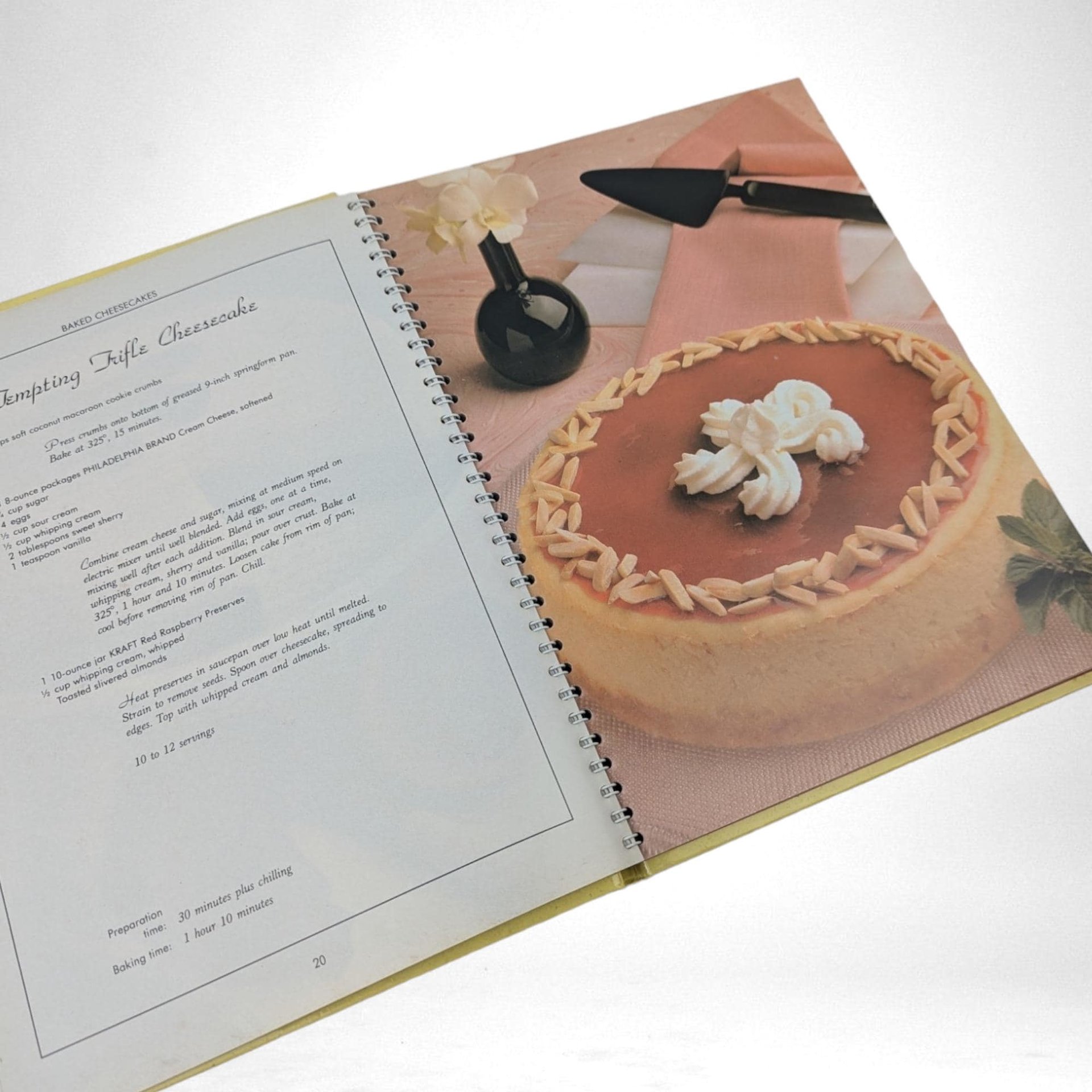 Vintage Philadelphia Cream Cheese Cookbook Pair - 1980s Recipes, Cheesecakes, Appetizers, Dips - Retro Kitchen Decor