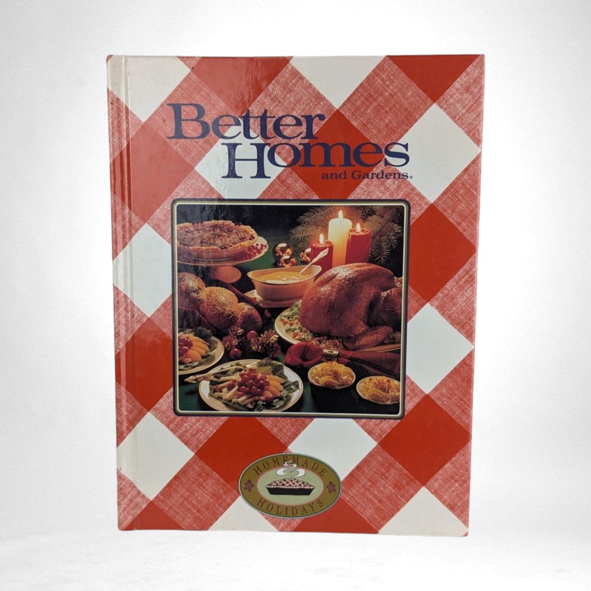 Vintage Better Homes and Gardens Dessert Cookbook Pair - Homemade Holidays & Cookies, 1990s Recipes, Retro Baking