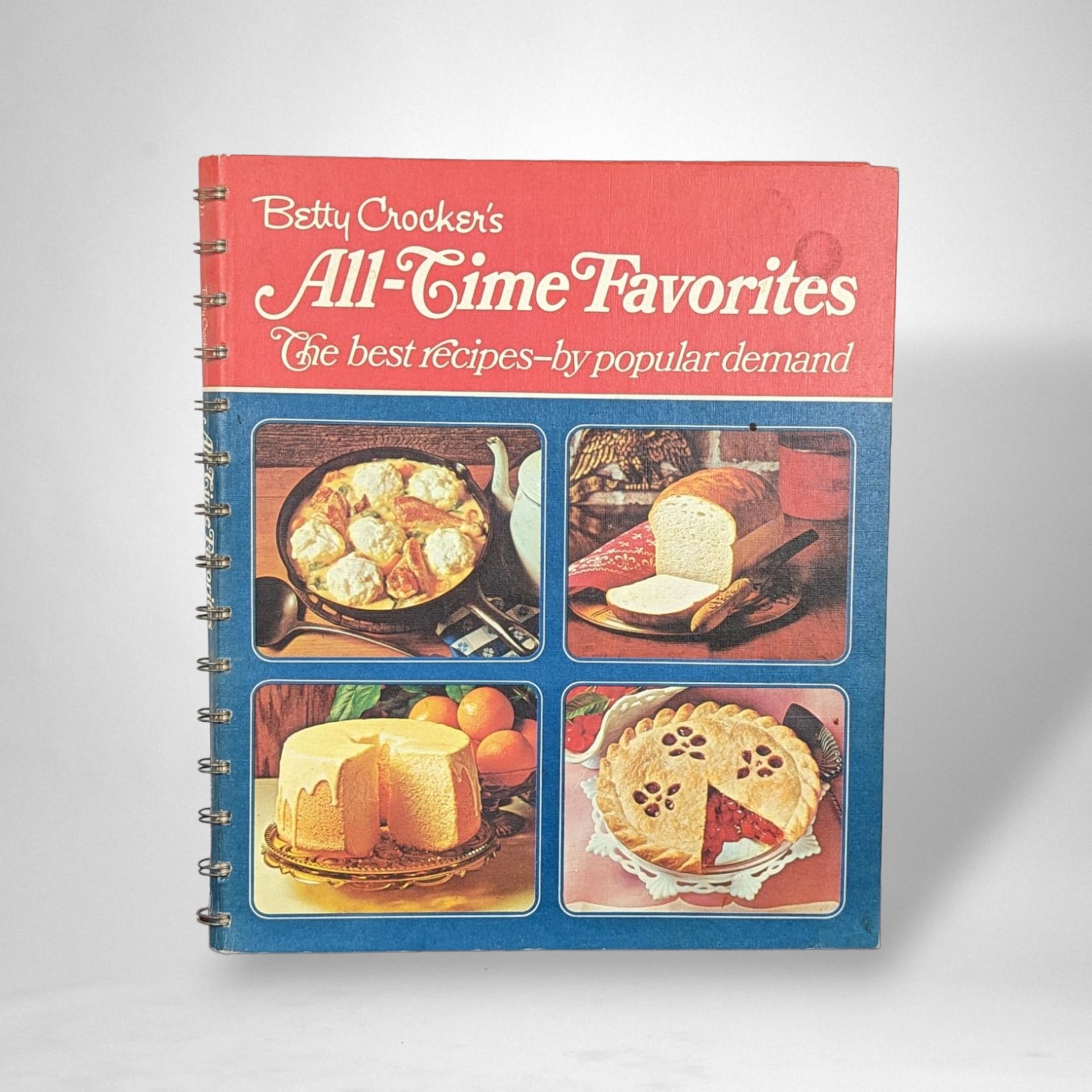 Vintage Betty Crocker Cookbook Trio, 1984 Buffets, 1974 All Time Favorites, 1996 New Cookbook, Collectible Recipes