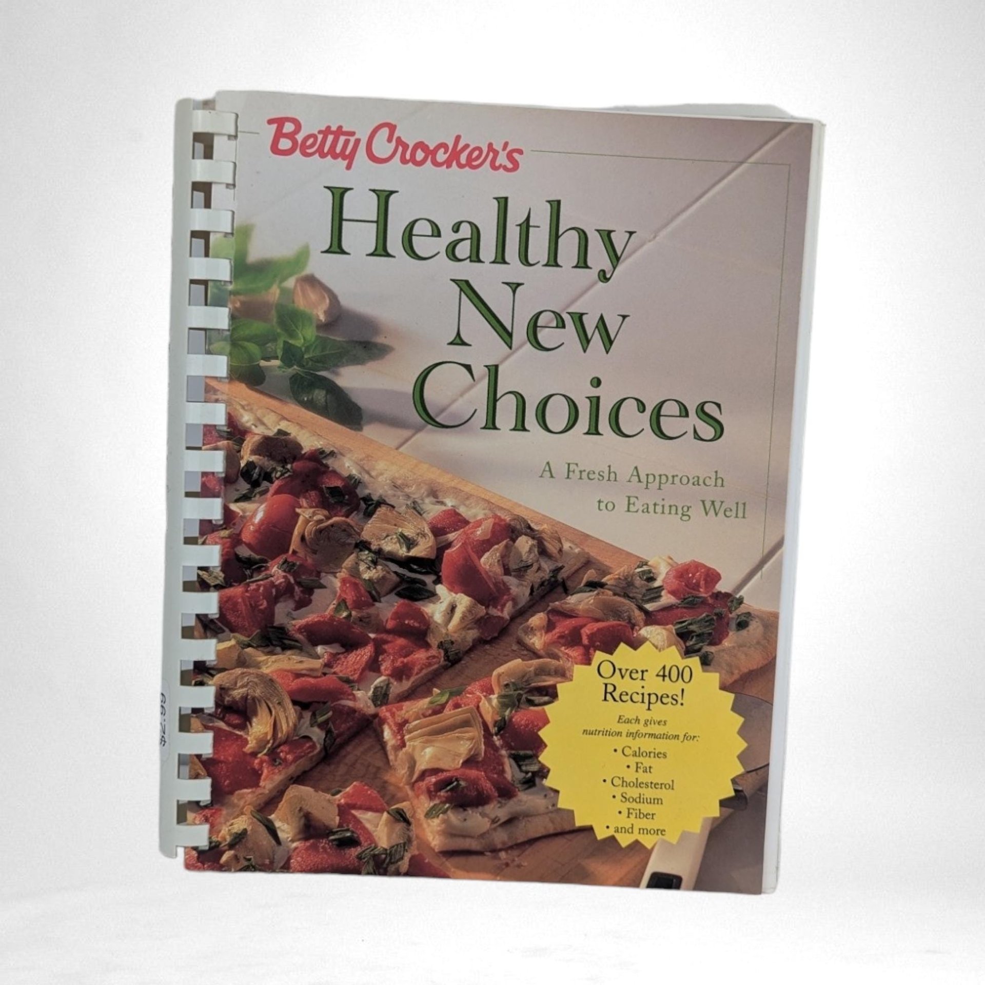 Vintage Betty Crocker Healthy Cookbook Trio, 1990 Eat & Lose Weight, 1998 Healthy New Choices, 1993 New Choices, Collectible Recipes