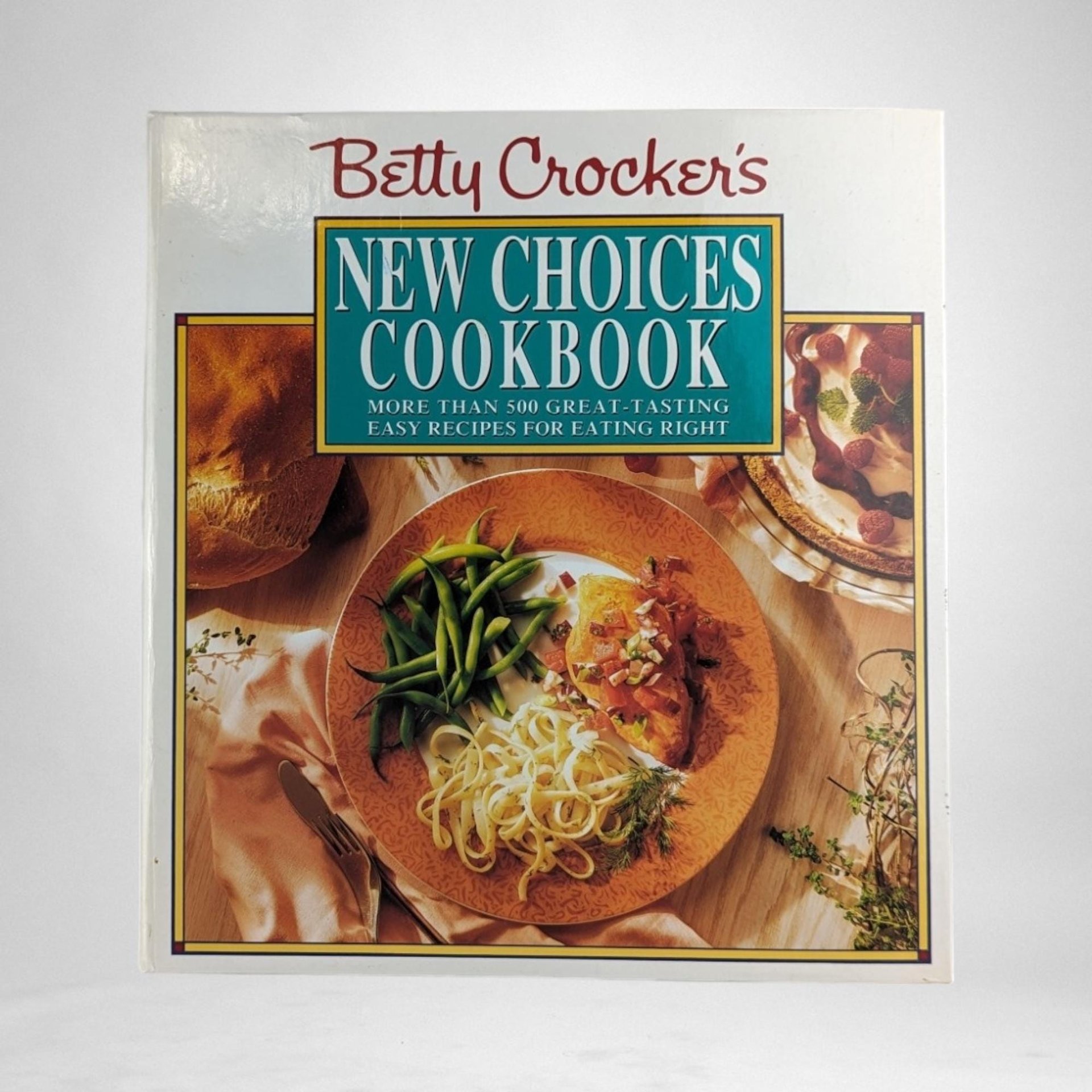 Vintage Betty Crocker Healthy Cookbook Trio, 1990 Eat & Lose Weight, 1998 Healthy New Choices, 1993 New Choices, Collectible Recipes