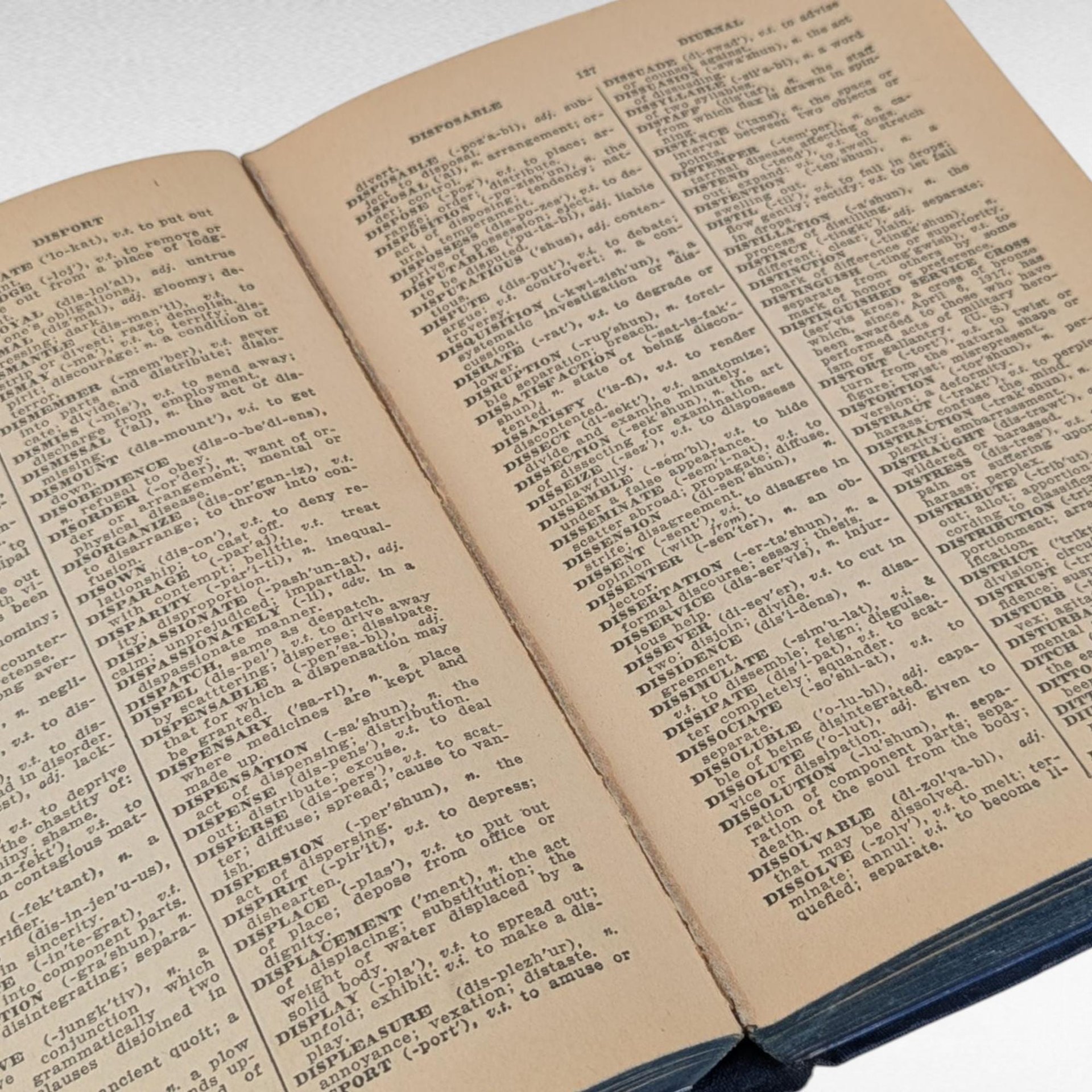 1936 New Age Webster Dictionary, Vintage Dictionary, Antique Book, Reference Book, Gift for Book Lovers, History Buffs, Word Enthusiasts