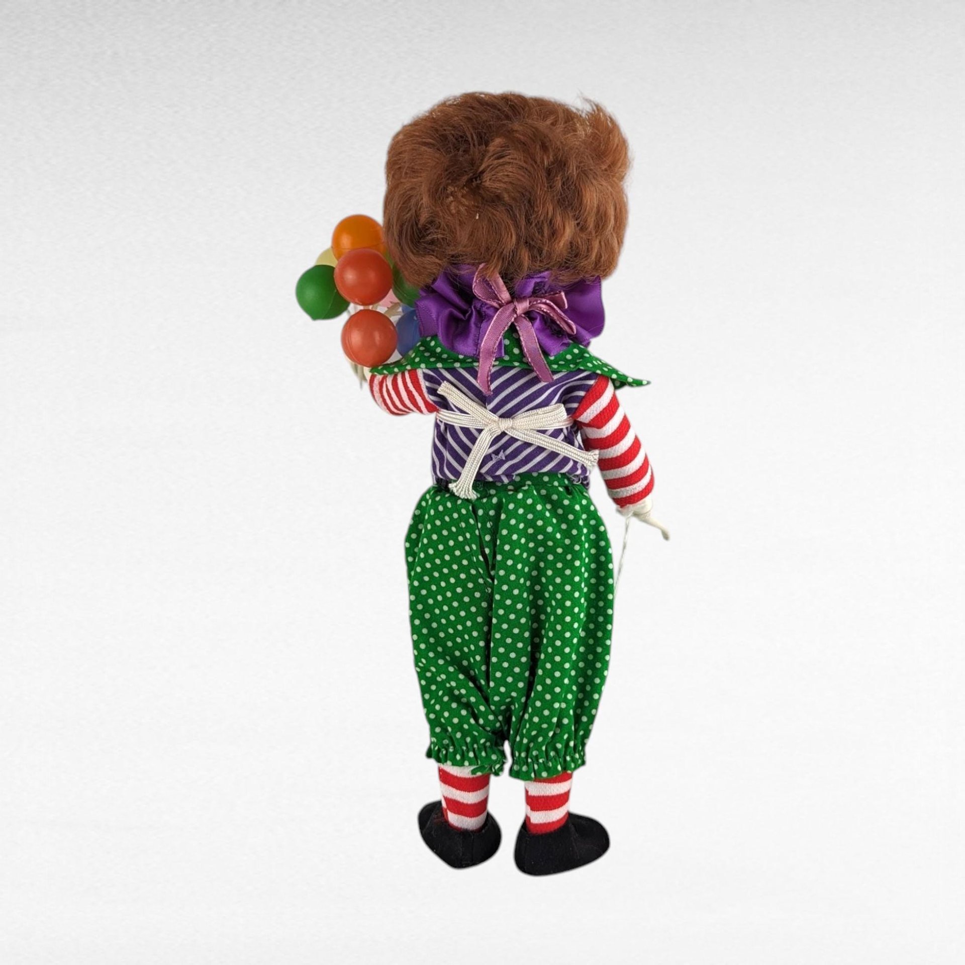 Vintage Effanbee Here Comes The Clowns Clarence Figure, 11 Inch Clown Doll, Collectible Clown Figurine, Gift for Clown Collector