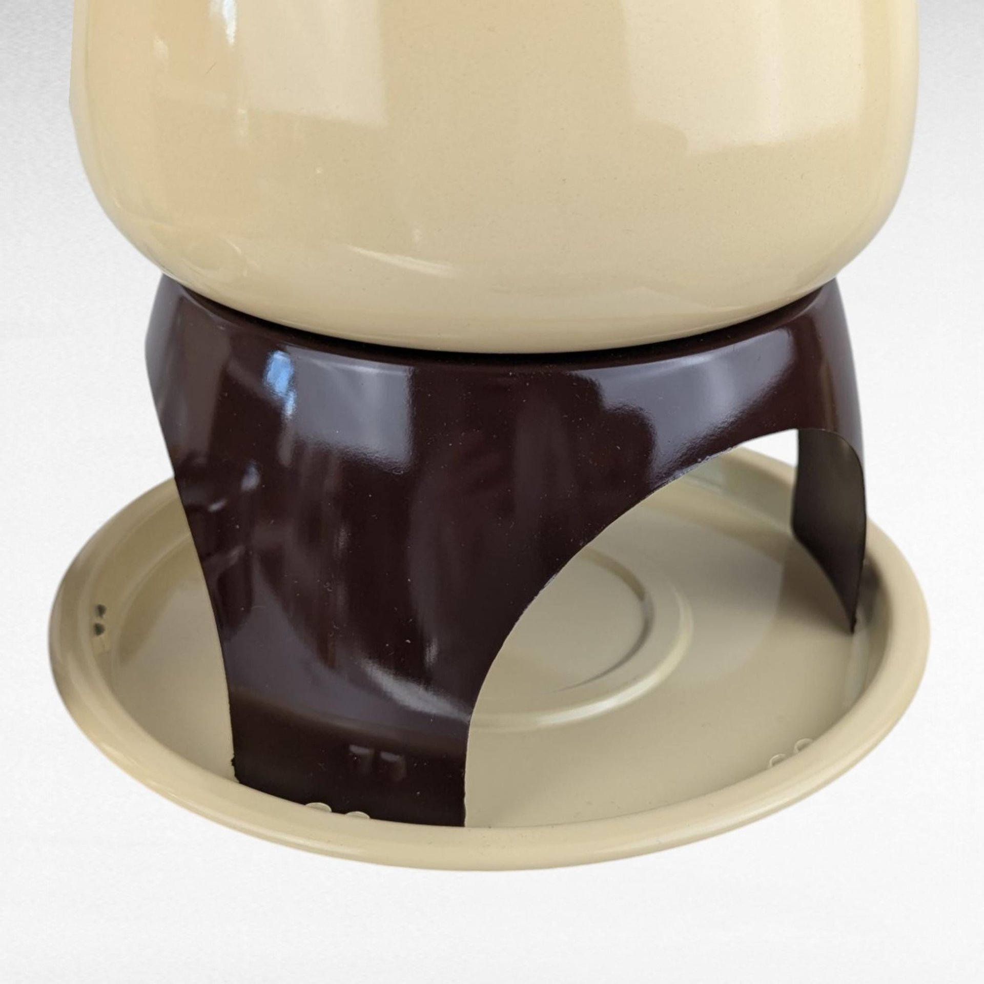 1984 Himark Fondue Set, Complete, Never Used, Vintage Kitchen, Retro Fondue Pot