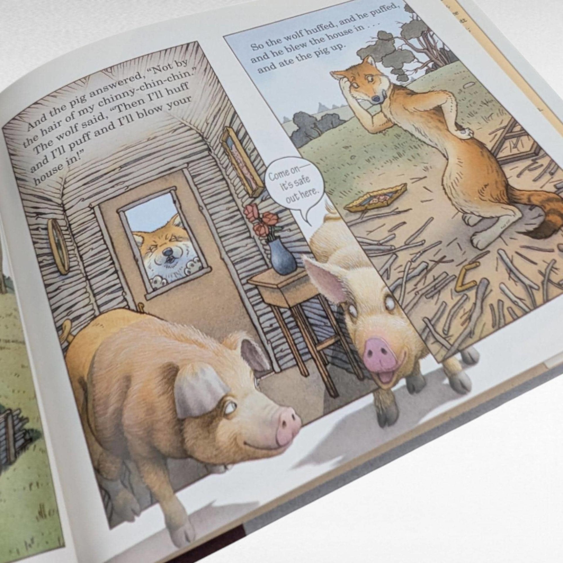 2001 The Three Pigs by David Wiesner, Caldecott Medal Winner, Hardcover Children's Book, Vintage Storybook Gift