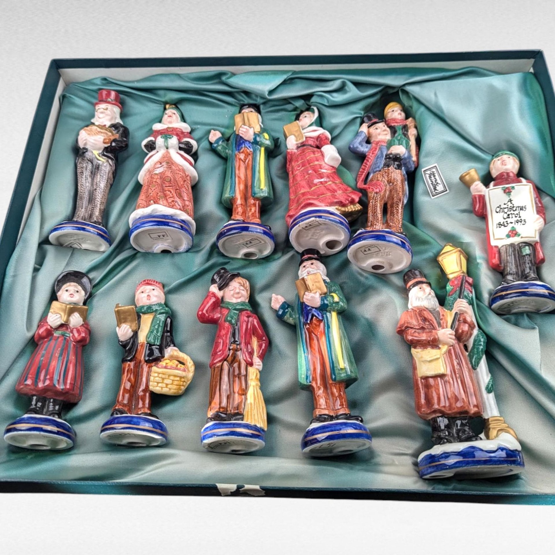 Vintage Fitz and Flord Collector Series Caroler Set. Porcelain.