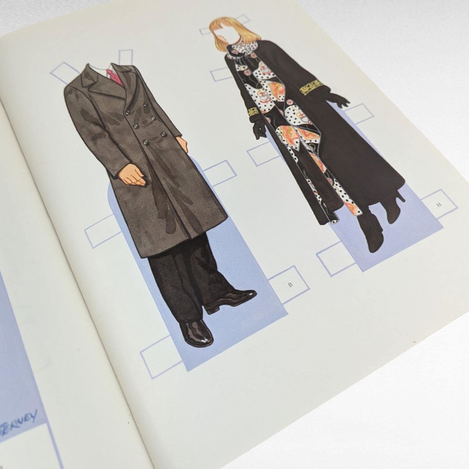 1994 Tom Tierney Bill Clinton, Former President Paper Doll Book, Unused Vintage Collectible, Presidential Family Paper Dolls