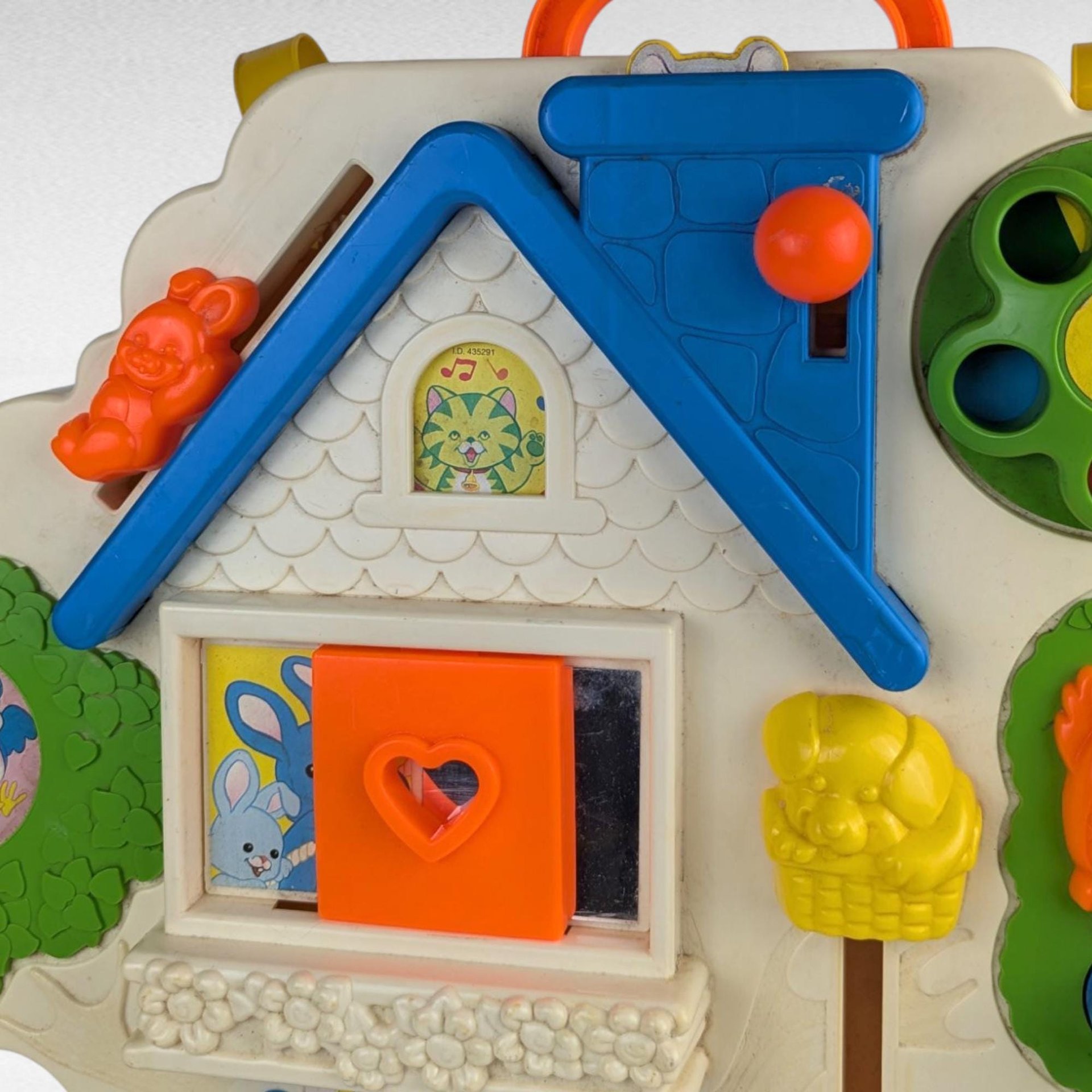 Vintage Fisher-Price Musical Activity Center, Crib Toy, Baby Activity Toy, 1970s Toy, Musical Toy, Baby Shower Gift, Nursery Decor