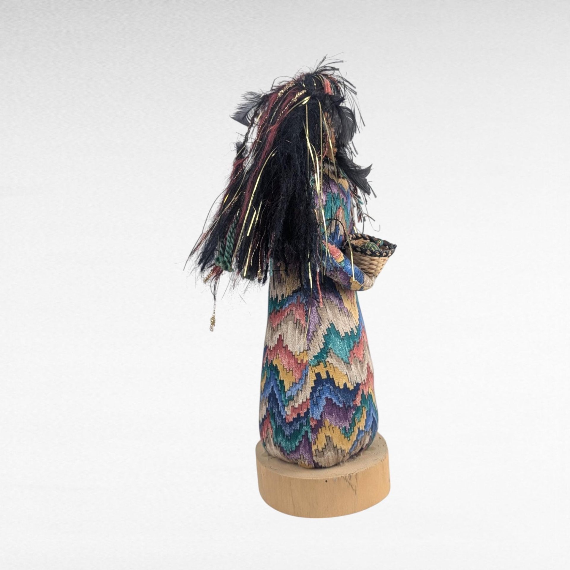 1996 Patty Kune Handmade Folk Art Doll, Native American Inspired Doll, Collectible Doll, Folk Art, Handmade Doll, Unique Gift, Ethnic Decor