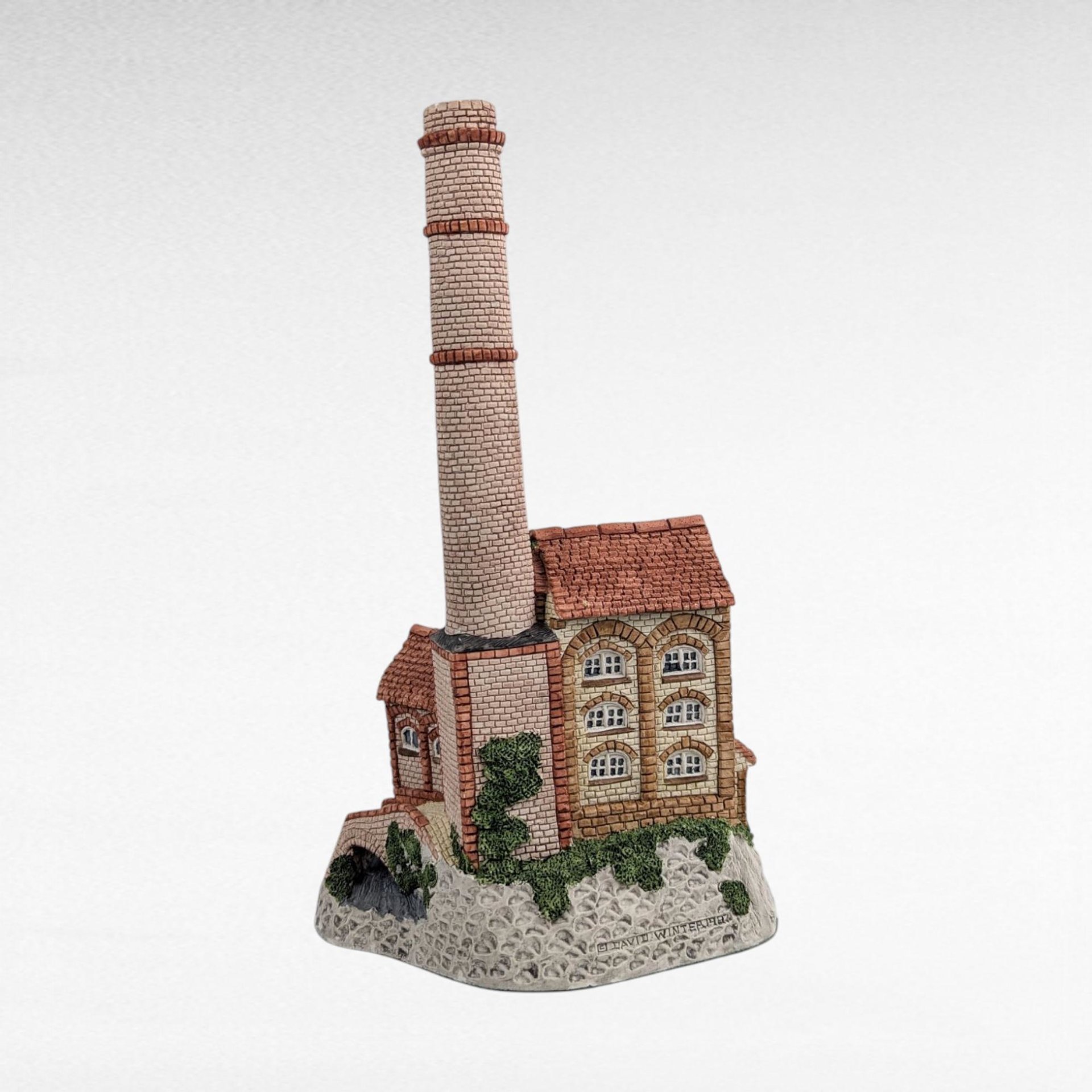 Vintage 1987 David Winter Derbyshire Mill, The Midlands Collection, Cottage Decor,  Collectible Figurine