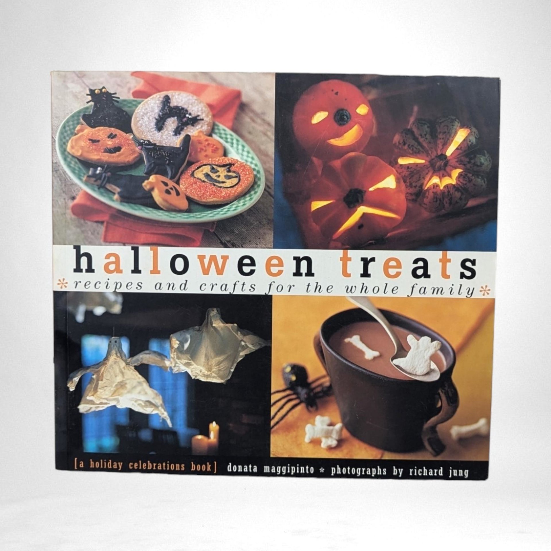 Vintage Halloween Cookbook Pair: 1998 Treats & 2000 Frightfully Fun Recipes, Family Halloween Baking, Holiday Celebrations, Spooky Gift