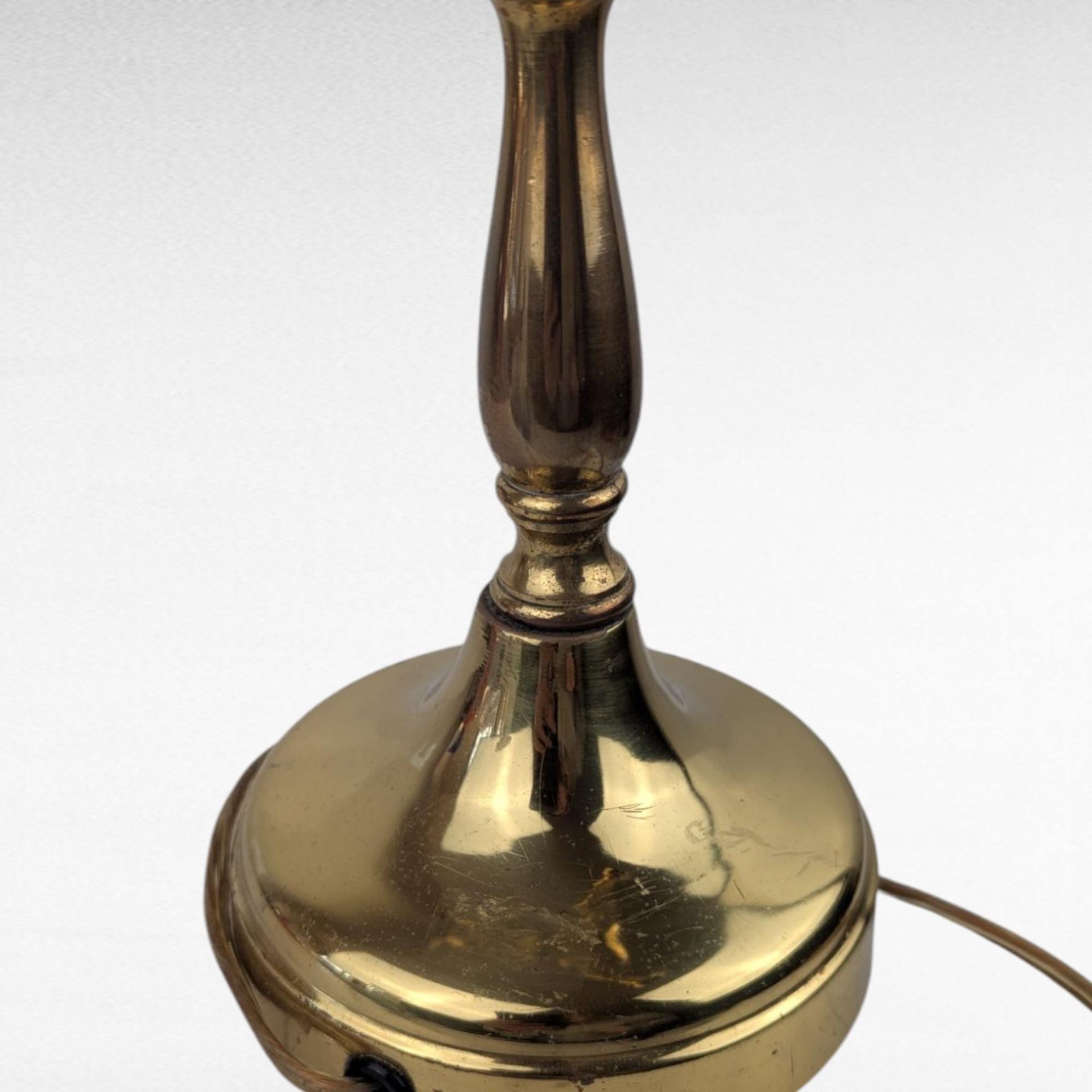Vintage Double Brass Lamp, Gooseneck Lamp, Table Lamp, Brass Lighting, Two Light Lamp, Desk Lamp, Vintage Lighting, Decorative Lamp