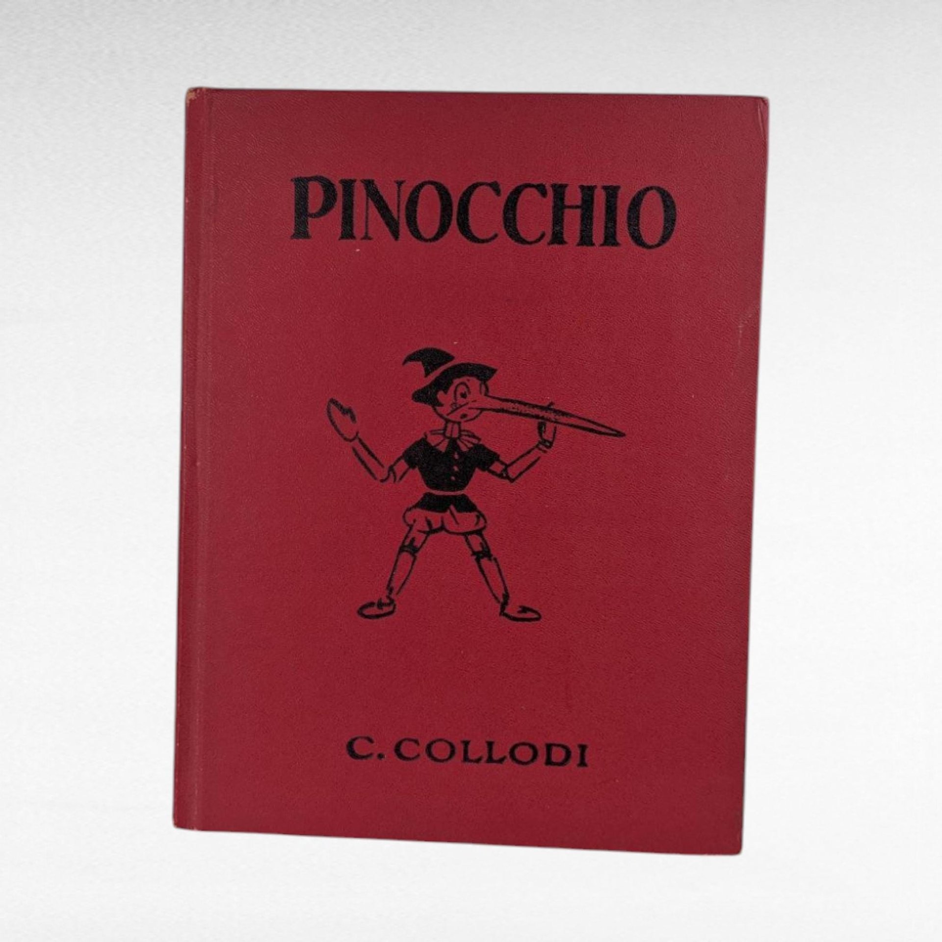 1940 Pinocchio Hardcover Book, C. Collodi, Vintage Children's Literature, Collectible Book, Illustrated Classic, Antique Book