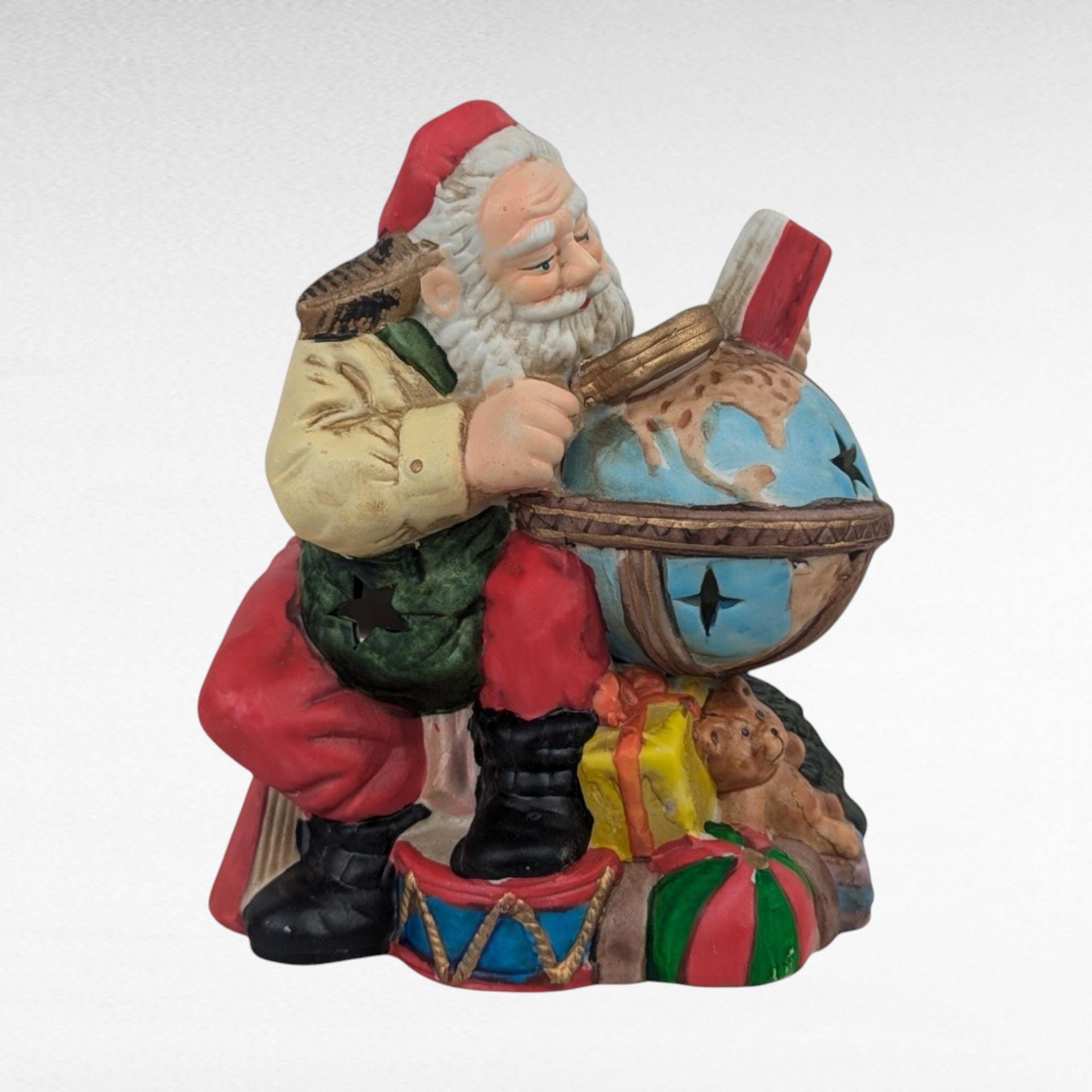 Vintage Santa Christmas Decor Lot - Hallmark Keepsake, Ceramic Santa Figurines, 1937 USA Santa, Gnome - Unique Holiday Collectibles