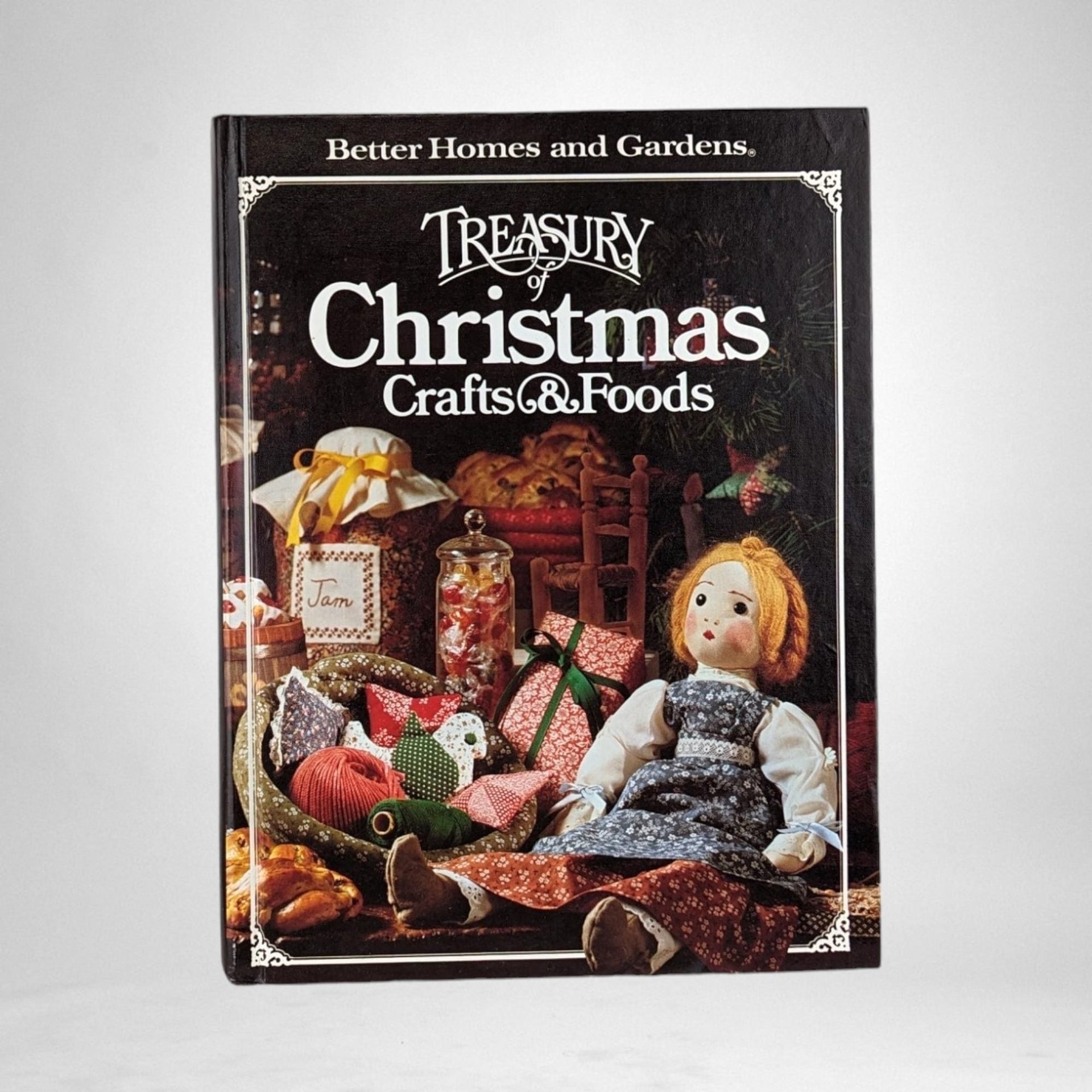 Vintage Christmas Craft and Cookbook Pair - BHG Treasury Crafts & Foods, Kraft Best Ever Holiday Recipes - Retro Christmas Decor