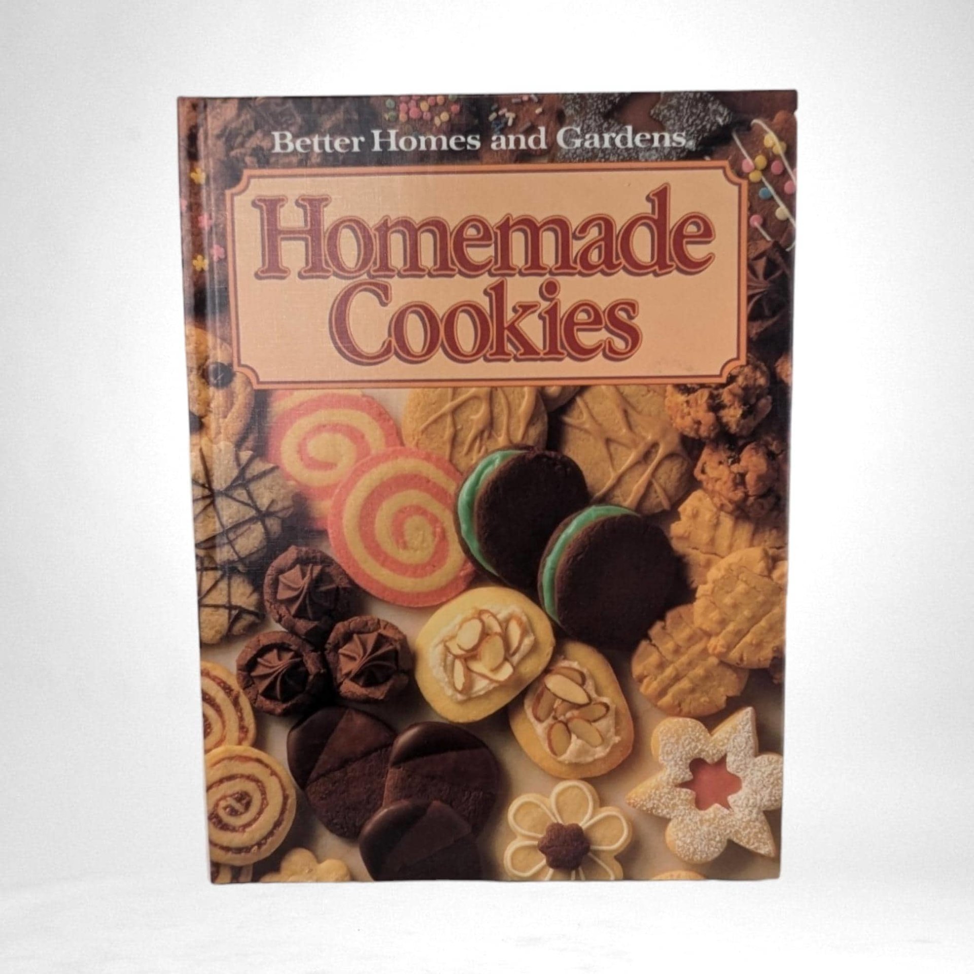 Vintage Better Homes and Gardens Dessert Cookbook Pair - Homemade Holidays & Cookies, 1990s Recipes, Retro Baking