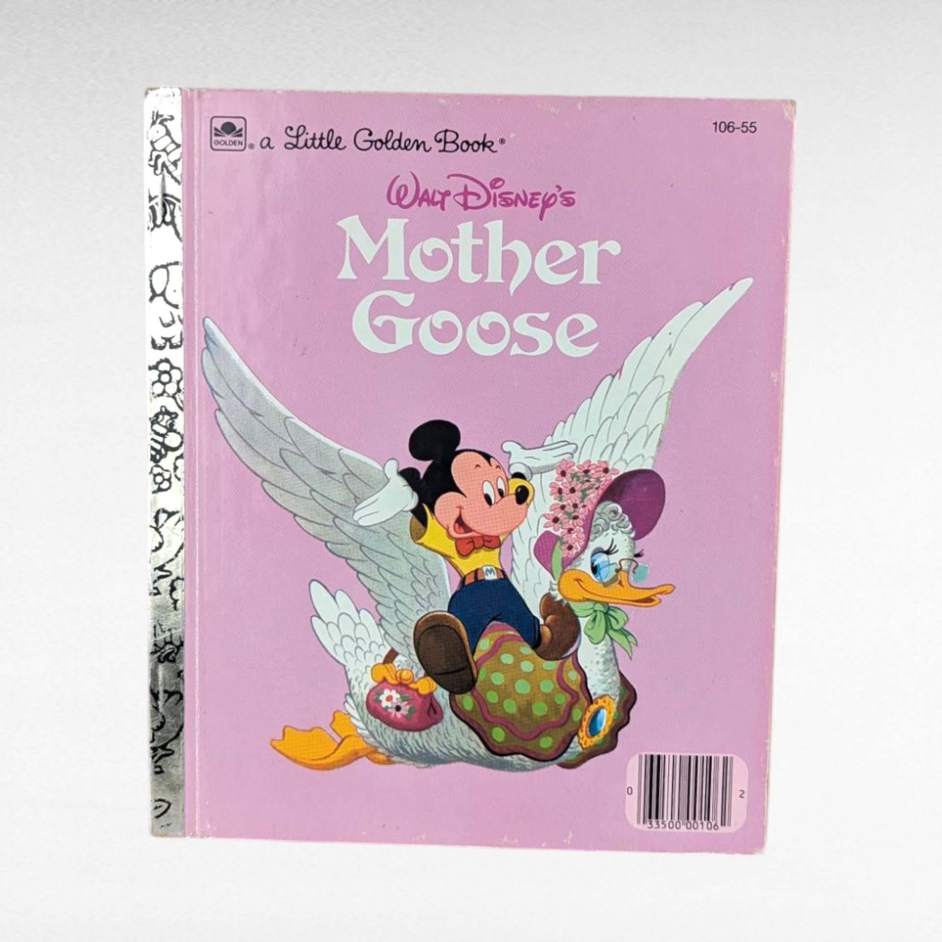 Set of 4 Vintage Little Golden Books, Disney Lady, Hansel & Gretel, Mother Goose, The Little Engine That Could, Children's Story Collection