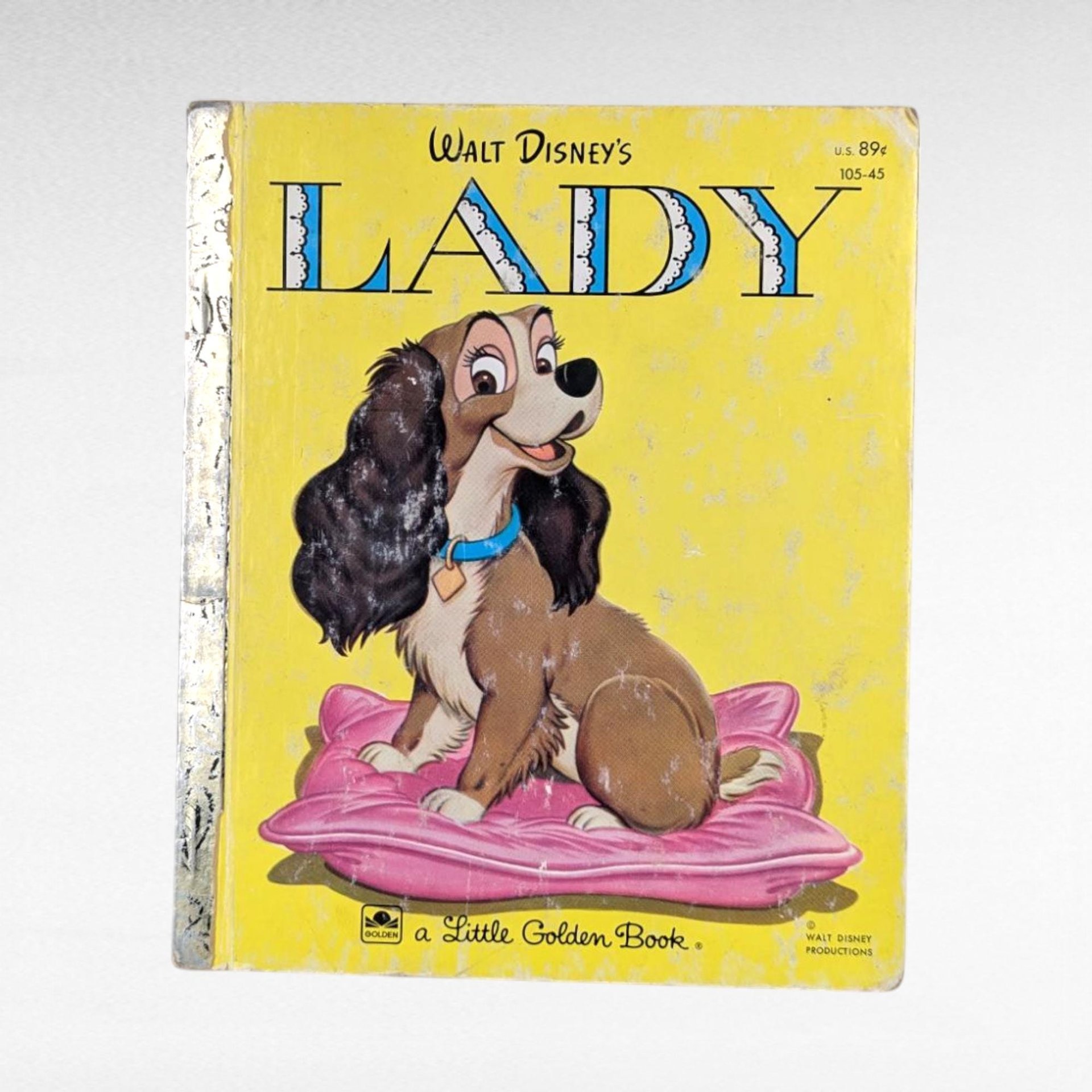 Set of 4 Vintage Little Golden Books, Disney Lady, Hansel & Gretel, Mother Goose, The Little Engine That Could, Children's Story Collection