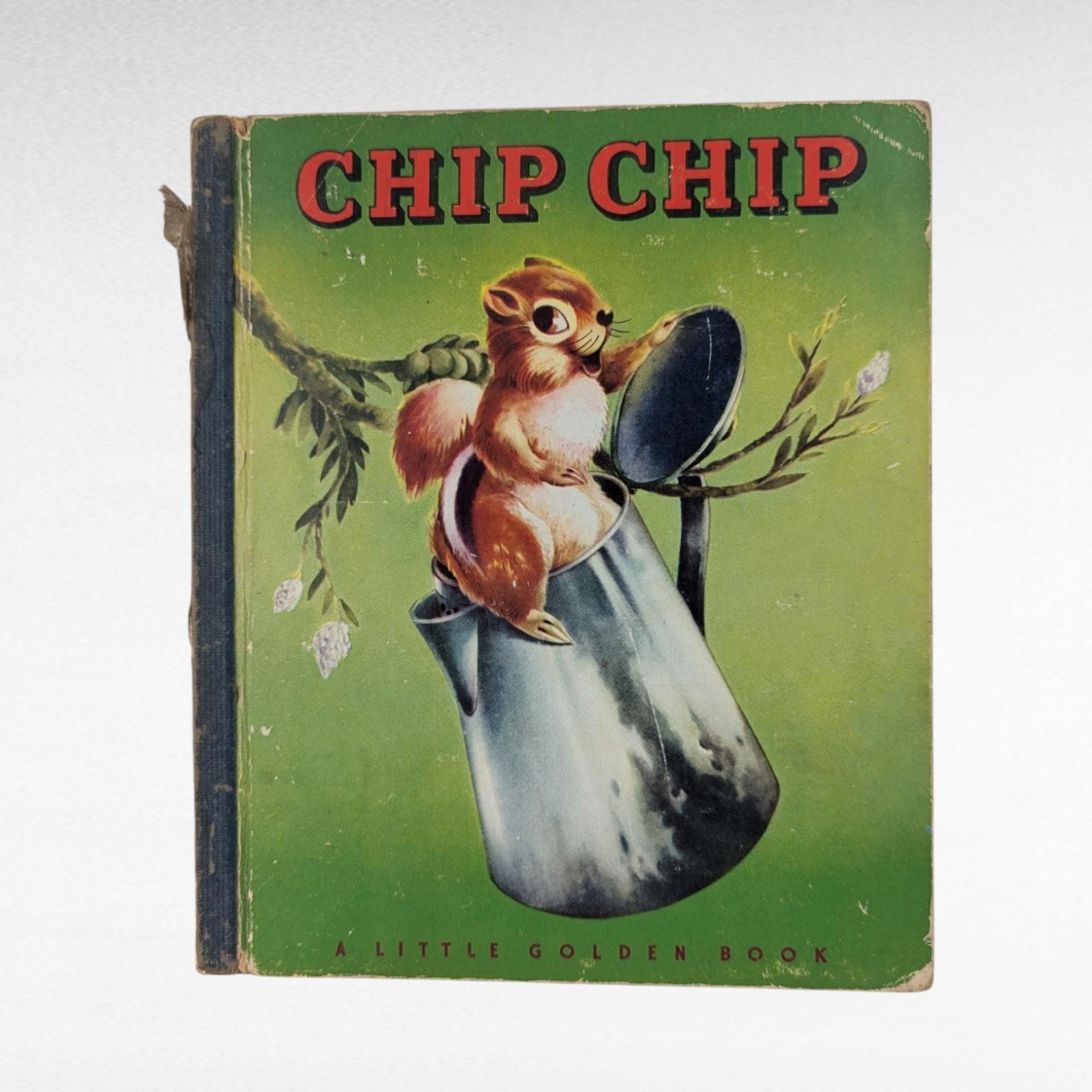 Set of 3 Vintage 1940s Children's Books, Toys, Chip Chip, Wynken Blynken and Nod, Illustrated Hardcovers, Classic Kids Reads