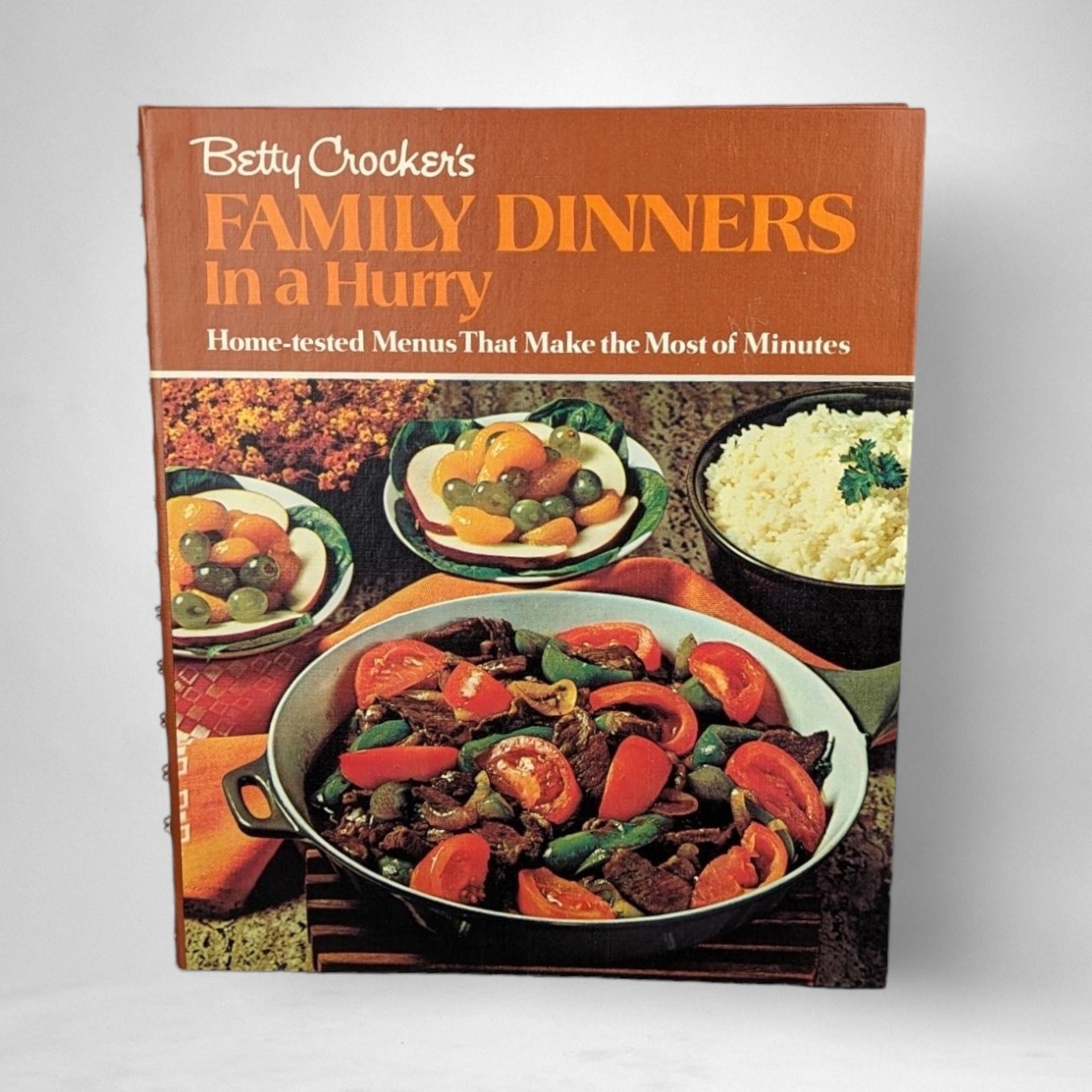 Vintage Betty Crocker Cookbook Trio, 1984 Step-by-Step, 1970 Family Dinners, 1988 Smart Cook, Collectible Recipes