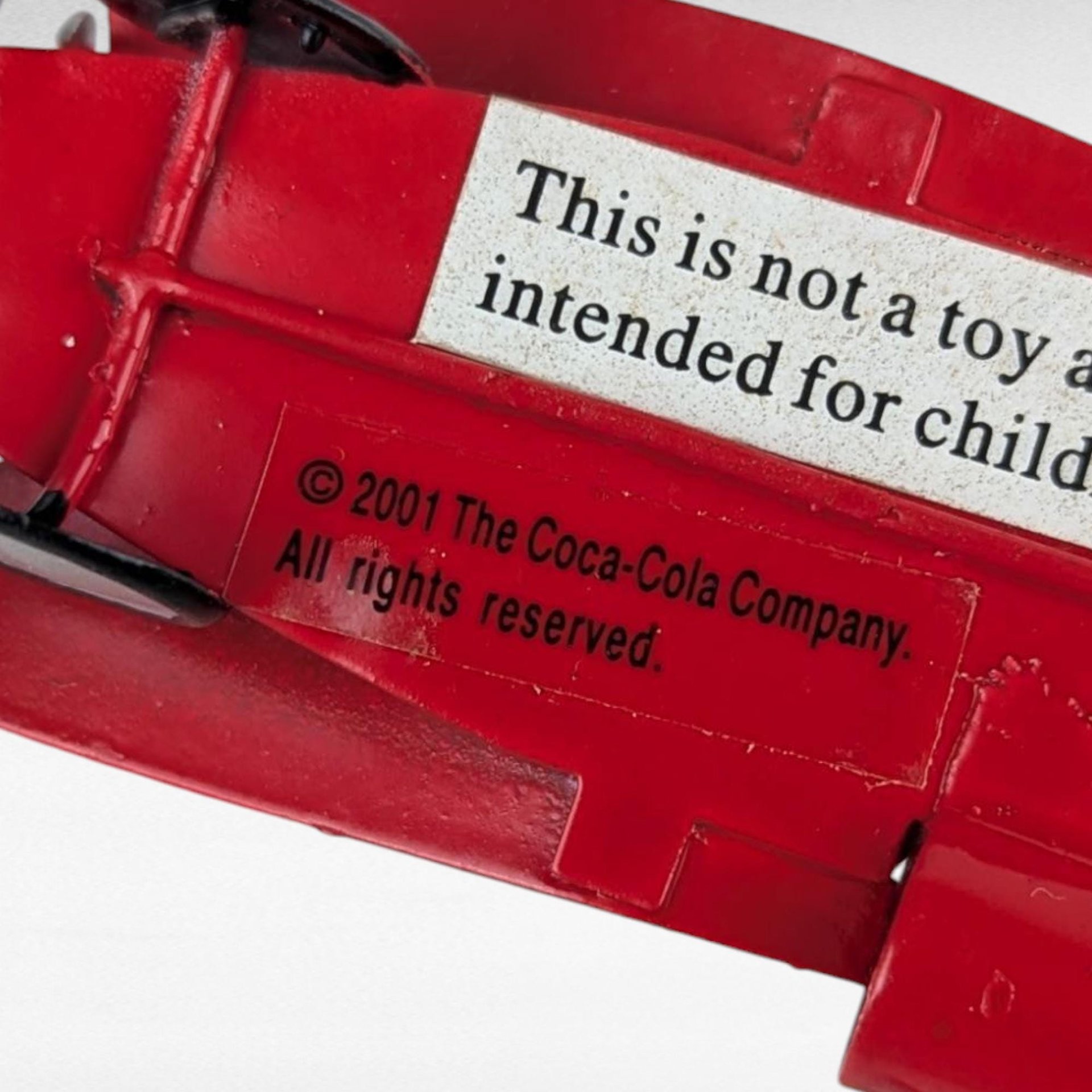 2001 Kurt Adler Coca-Cola Ornament Set, 4 Piece, Truck and Car Ornaments, Collectible Christmas Decor
