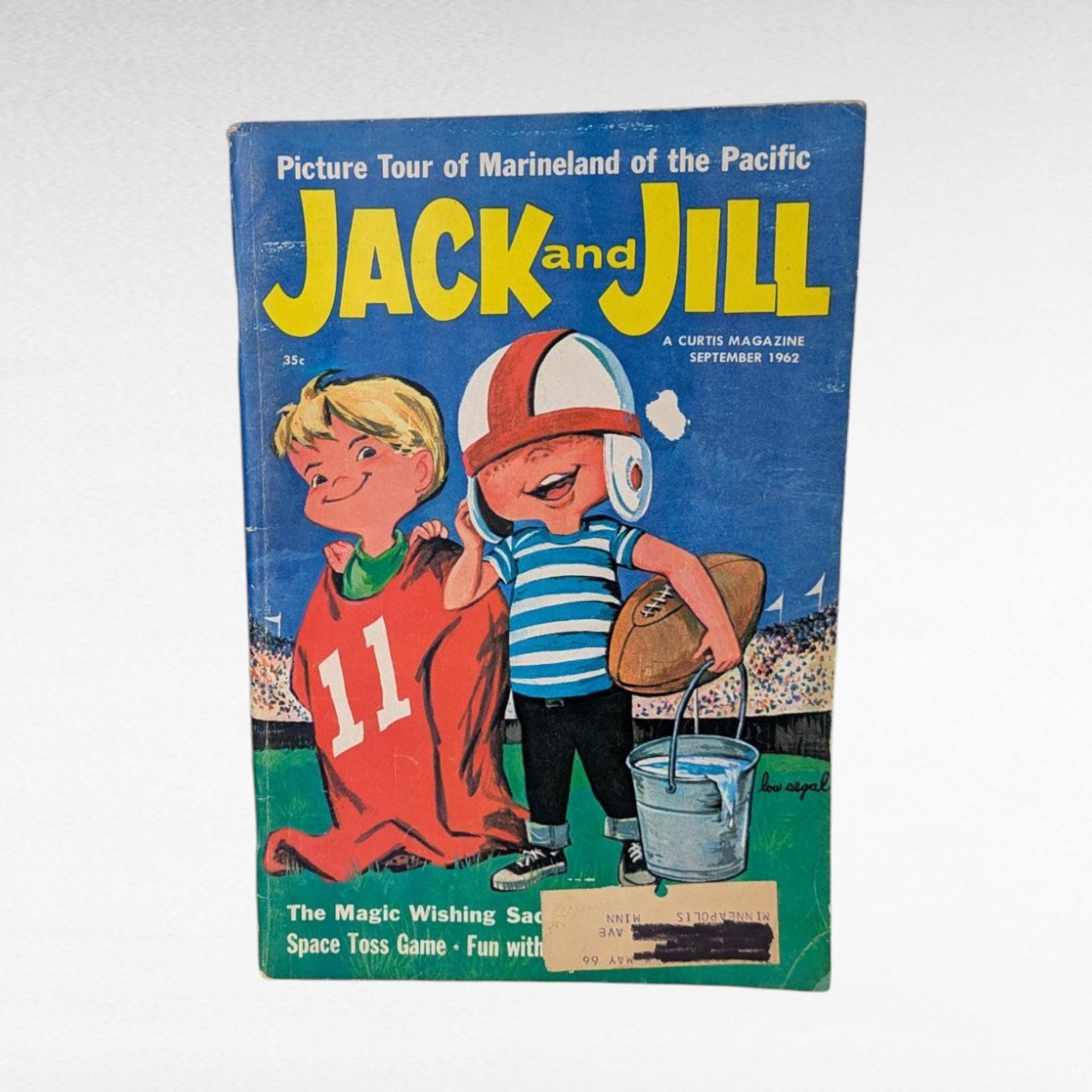 1962 Jack and Jill Magazines, September & November Issues, Vintage Children's Magazine, Collectible Kids Literature