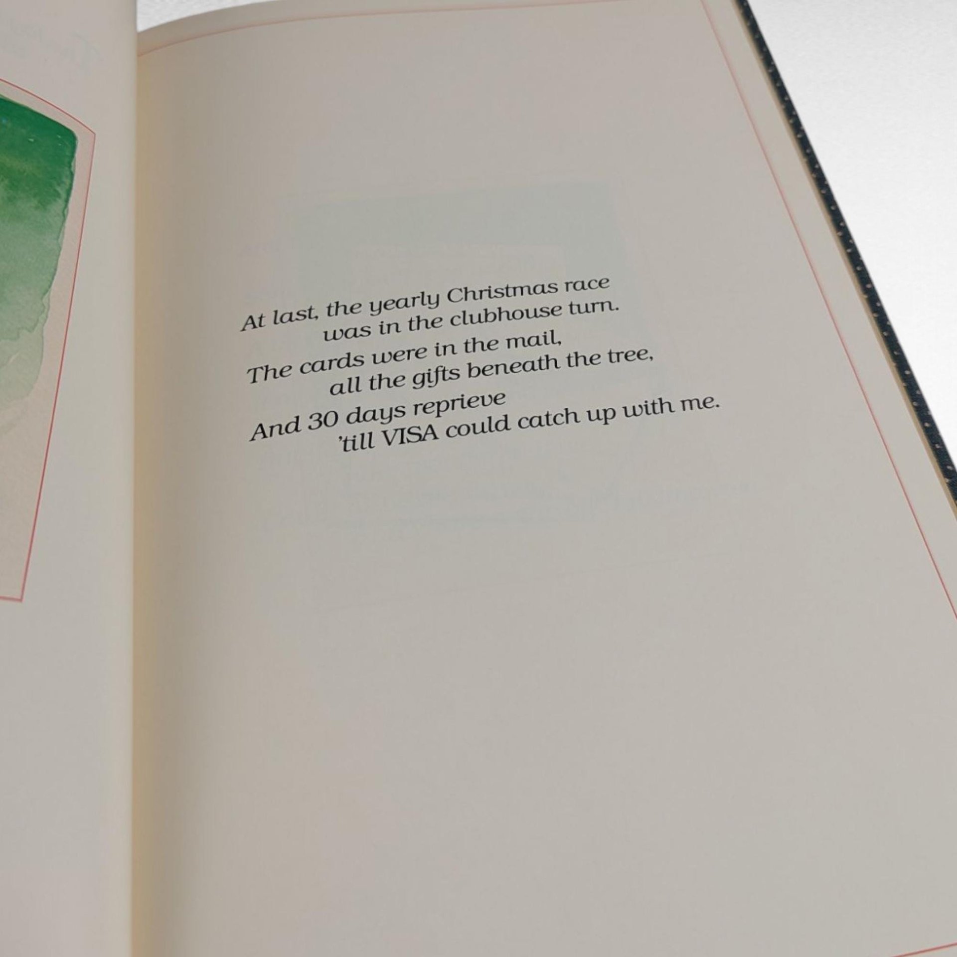 1982 Autographed A Cup of Christmas Tea Book, Tom Hegg, Warren Hanson Illustration, Signed Book, Holiday Story, Collectible Christmas Book