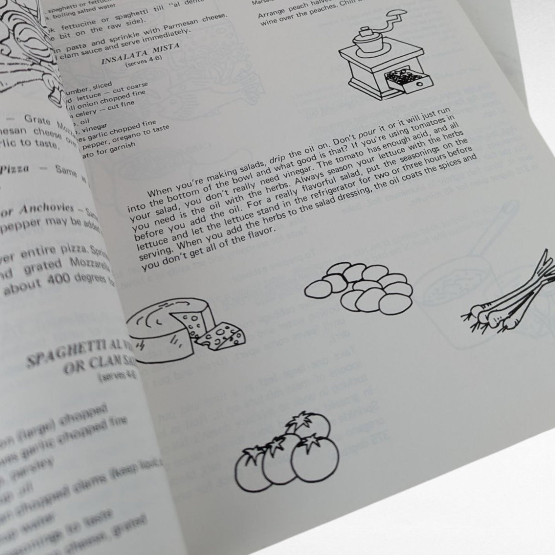 1974 Mama D's Italian Cooking with a Pinch, Signed Cookbook by Giovanna D'Agostino, Softcover