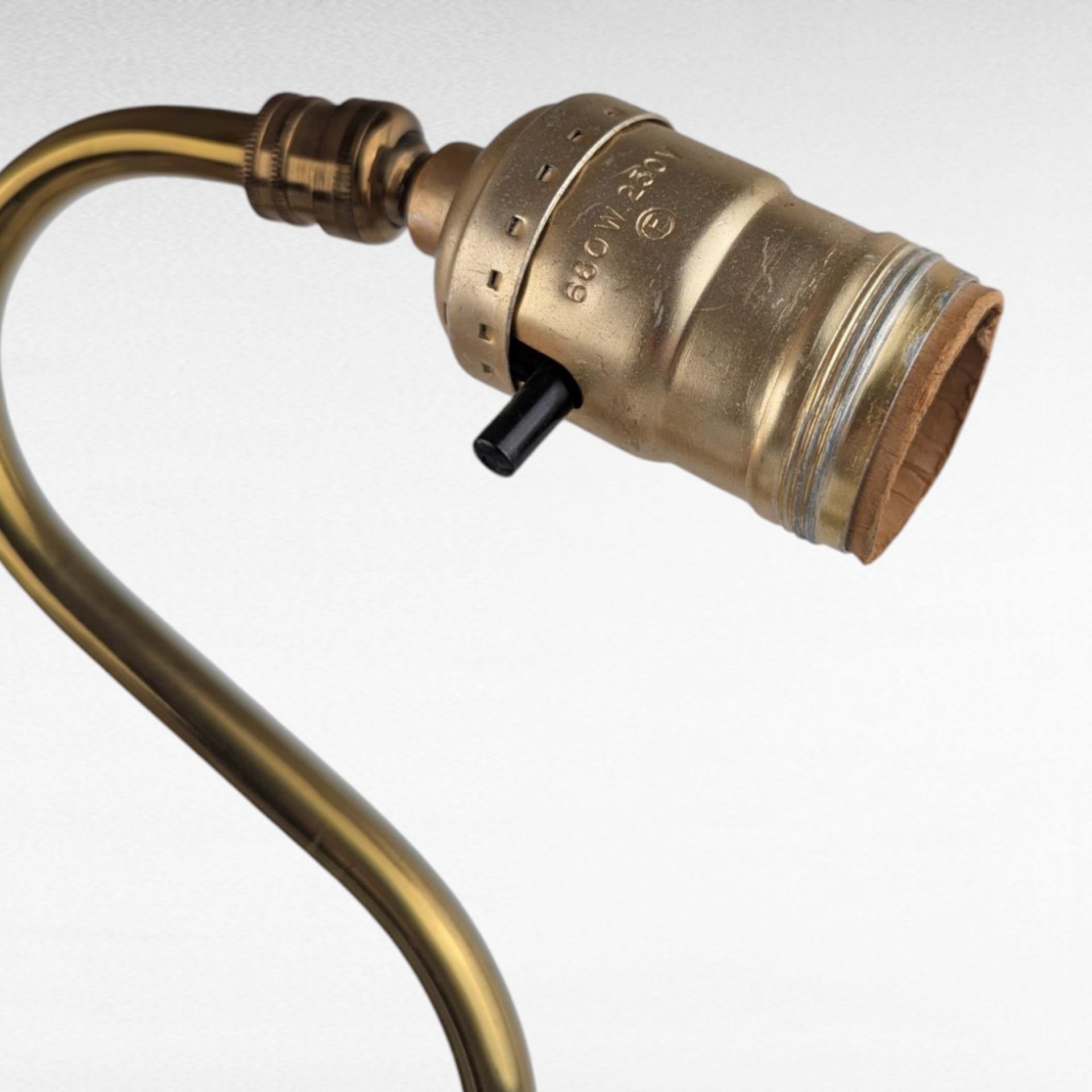 Vintage Double Brass Table Lamp, 16 Inch Height, Dual Light Desk Lamp, Antique Style Lighting, Unique Home Decor, Gift for Reader