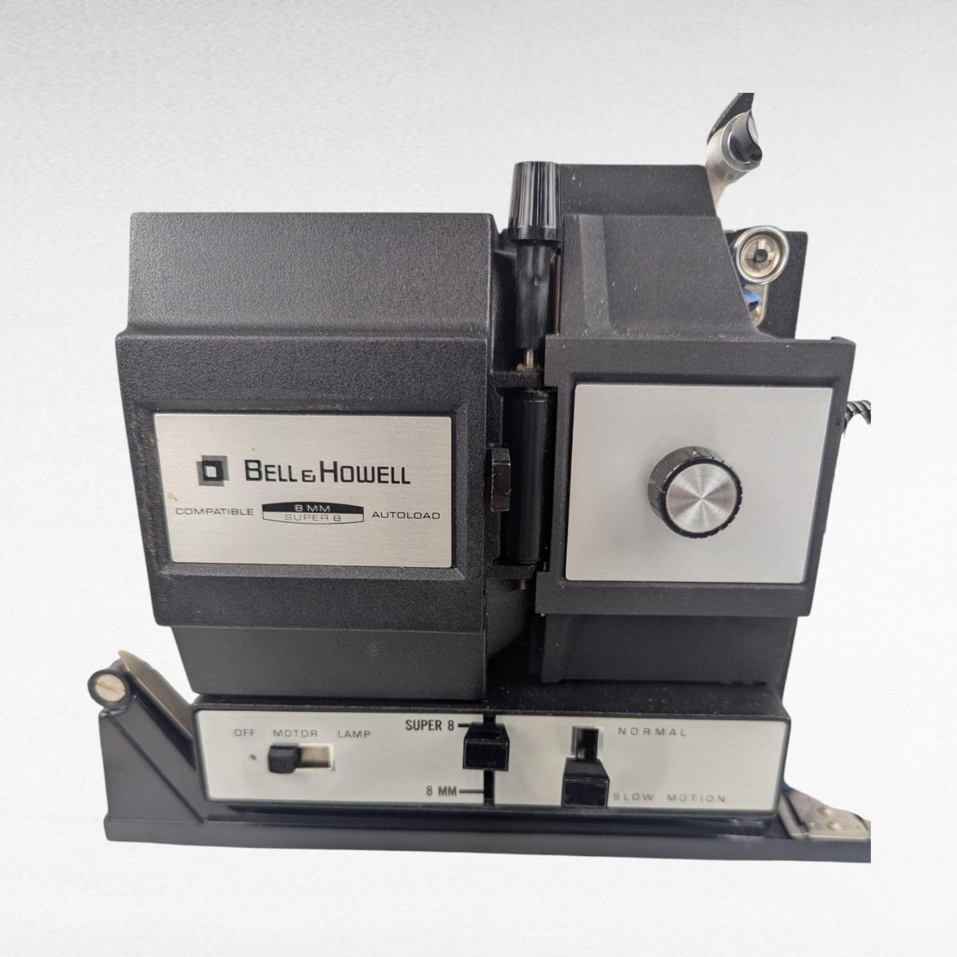 Vintage Bell & Howell Autoload Super 8 Movie Projector, Model 456 with Box and Instructions, Film Collector Gift