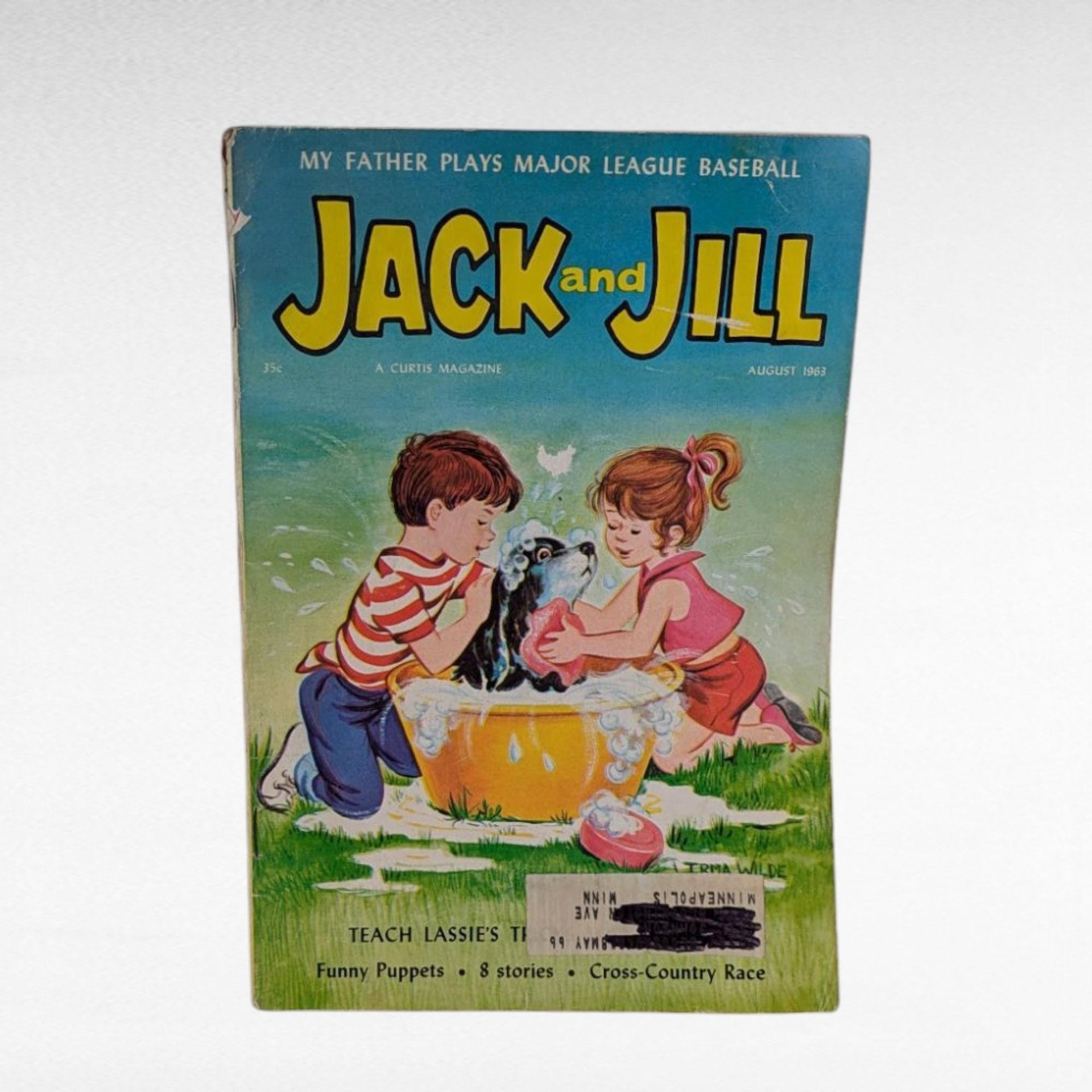 1963 Jack and Jill Magazines, August & December Issues, Vintage Children's Magazine, Collectible Kids Literature