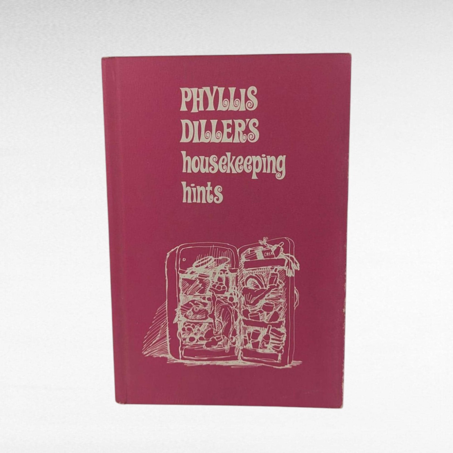 1966 Phyllis Diller Housekeeping Book, Vintage Humor Gift, Illustrated Cleaning Tips, Susan Perl Drawings, Novelty Housewife Guide