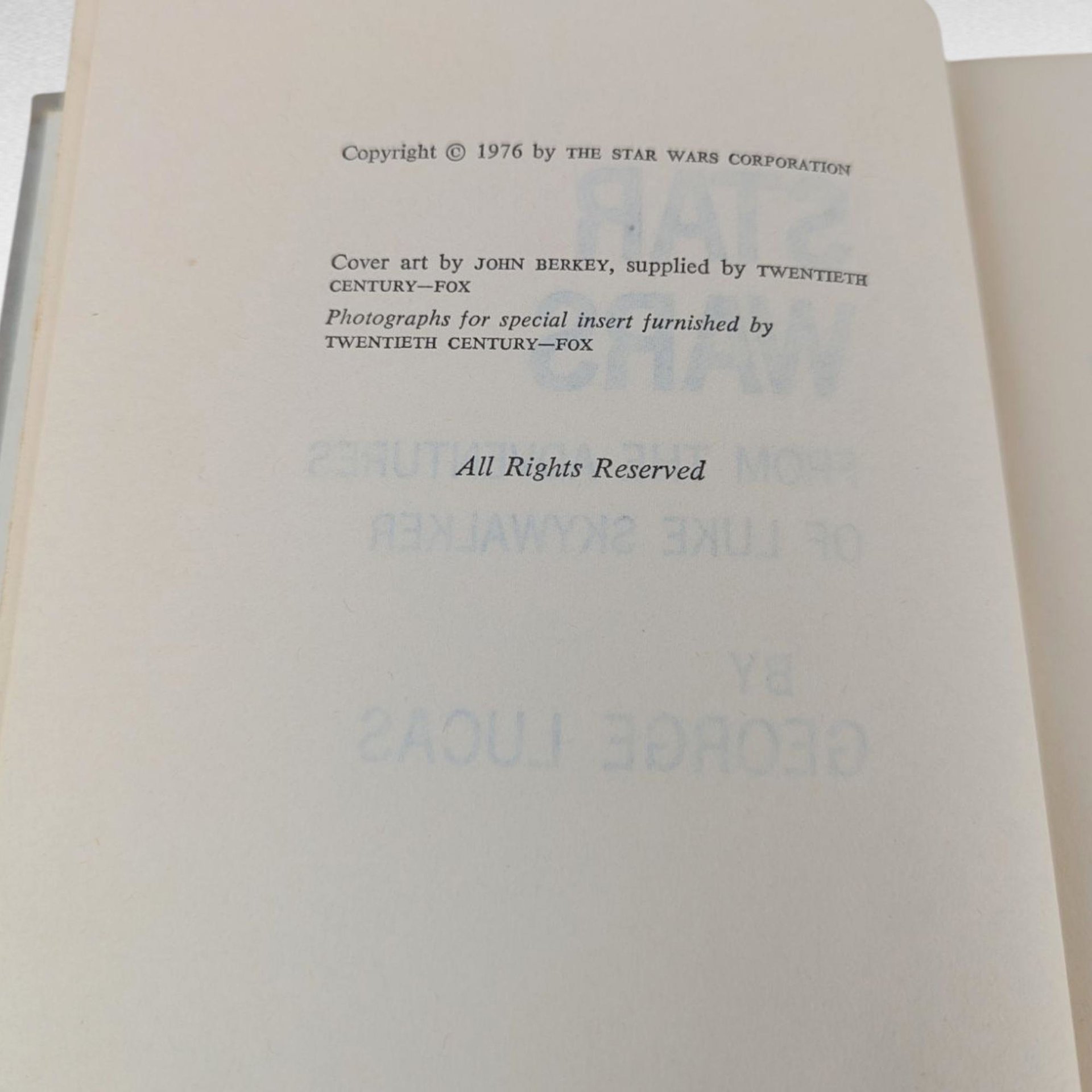 1976 Star Wars Hardcover, George Lucas, Vintage Sci-Fi Book, Luke Skywalker Novel, Collector Gift
