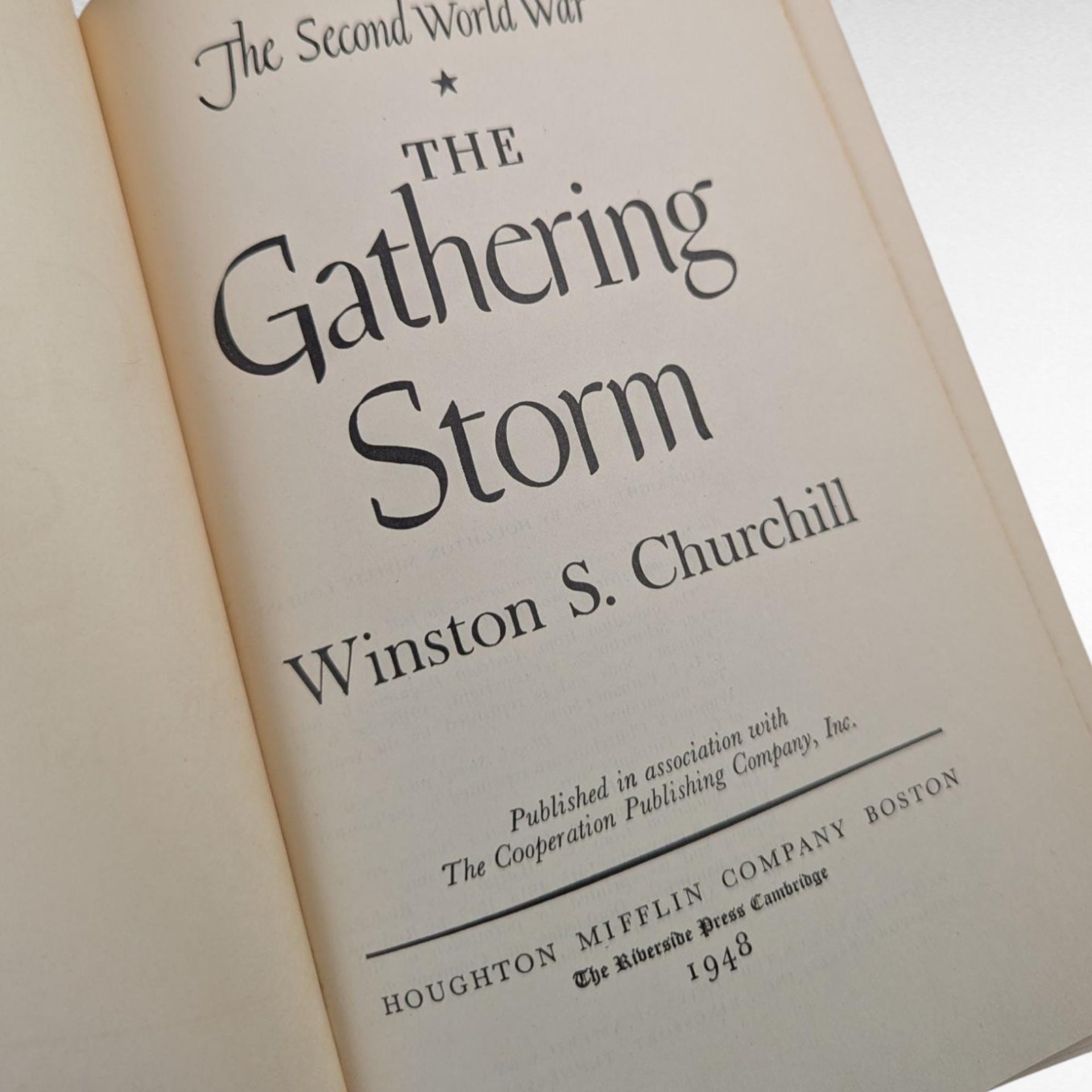 Winston Churchill The Second World War 5 Book Set, 1940s-50s Hardcover, Historical Books, WWII History, Churchill Books, Vintage Book Set