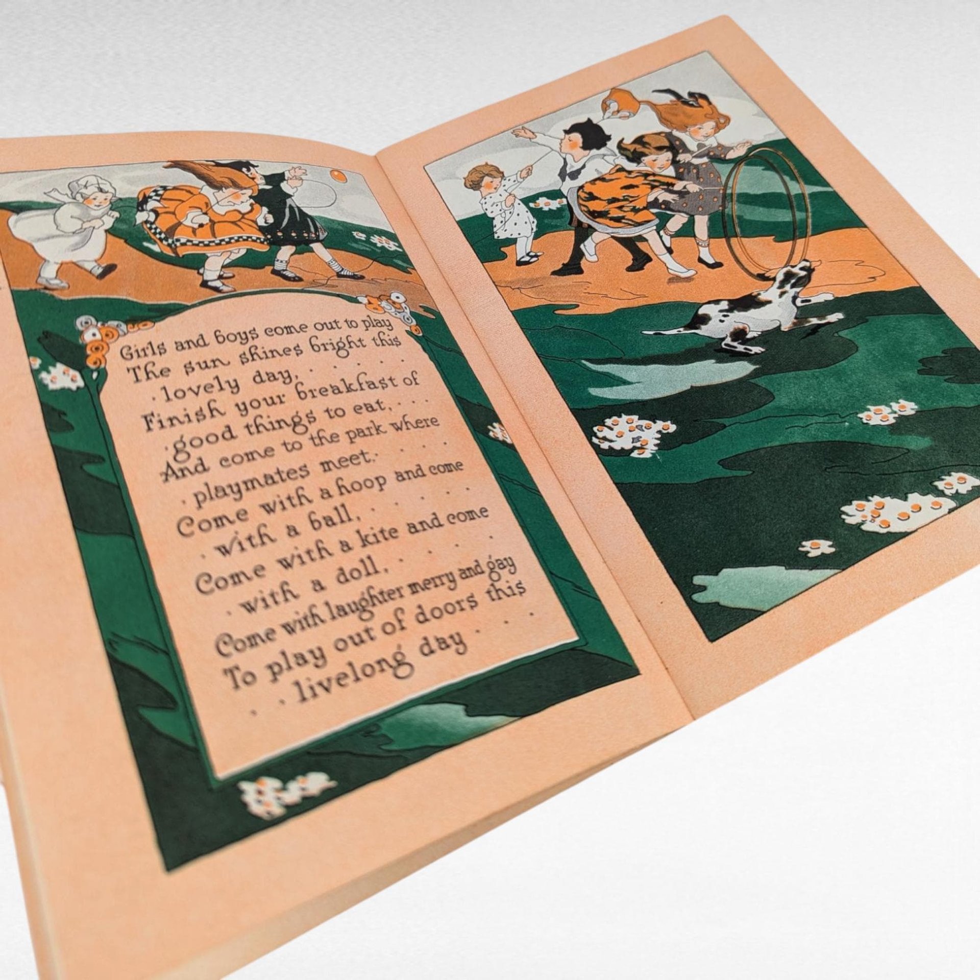 Vintage Metropolitan Mother Goose Book, Illustrated by Emma Clark, Nursery Rhymes, Collectible Children's Book