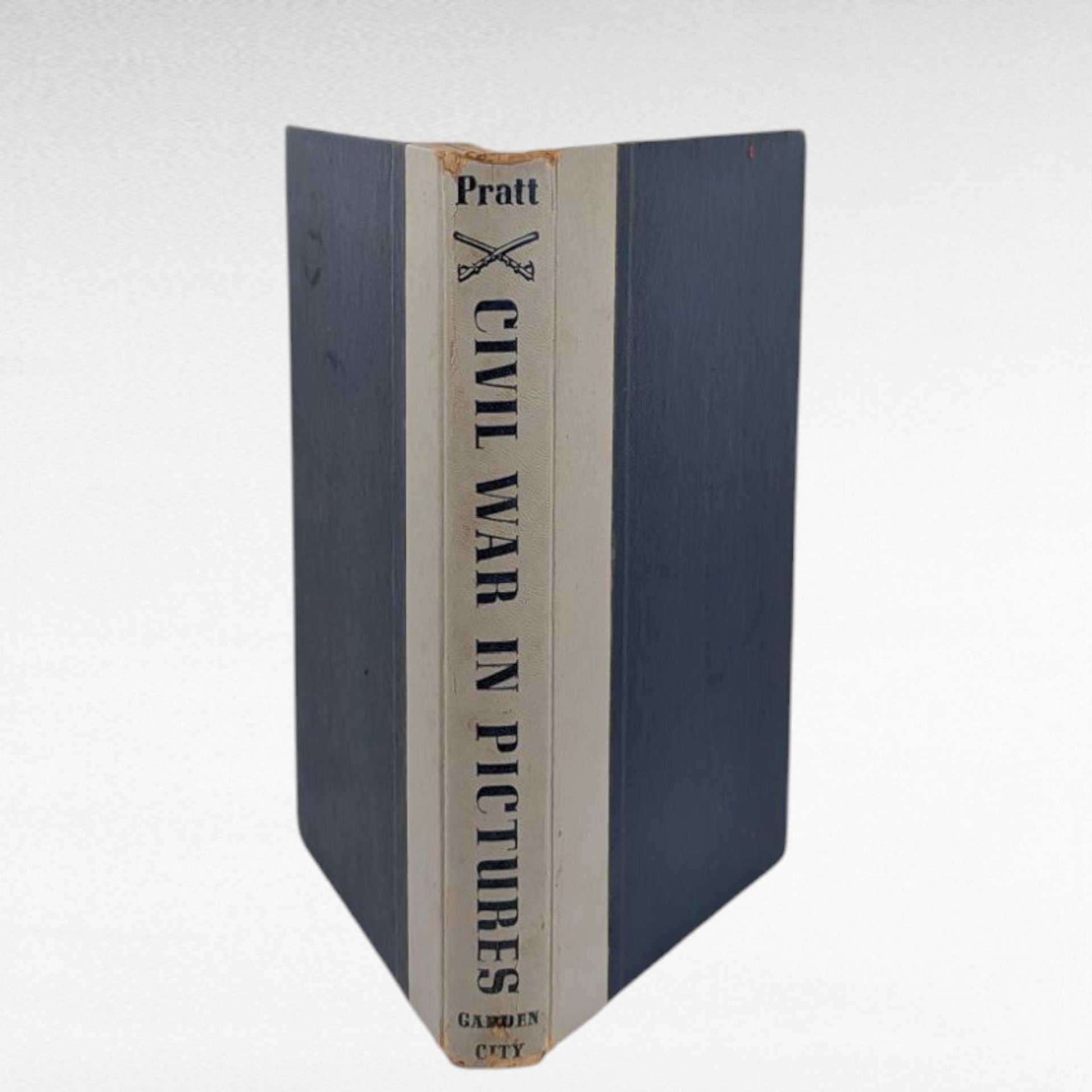1955 Civil War in Pictures Hardcover, Fletcher Pratt History Book, Vintage US History Gift, Illustrated Civil War Era