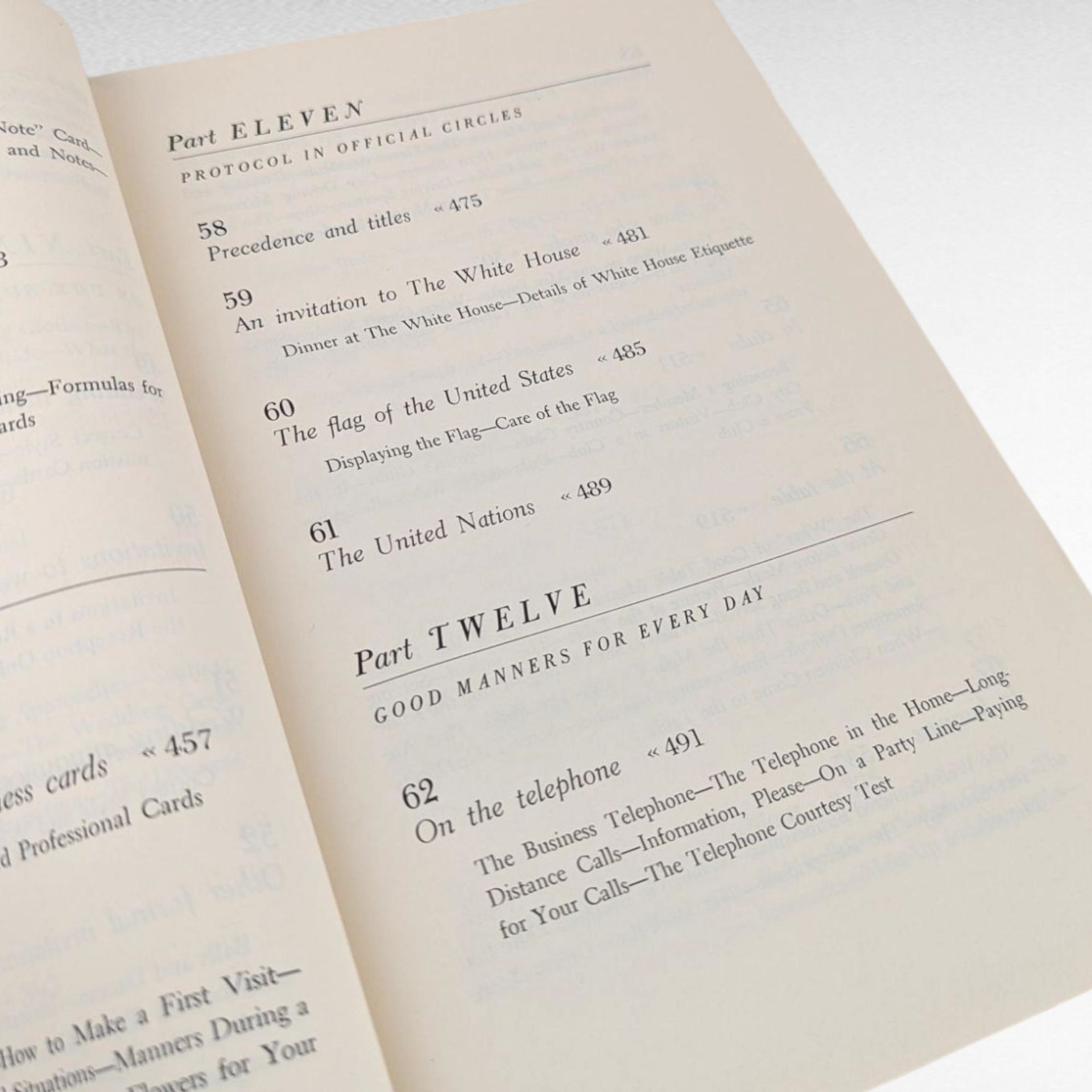 Vintage 1960 Emily Post's Etiquette Book, Revised Edition, Blue Book of Social Usage, Manners Guide, Gift for Hostess