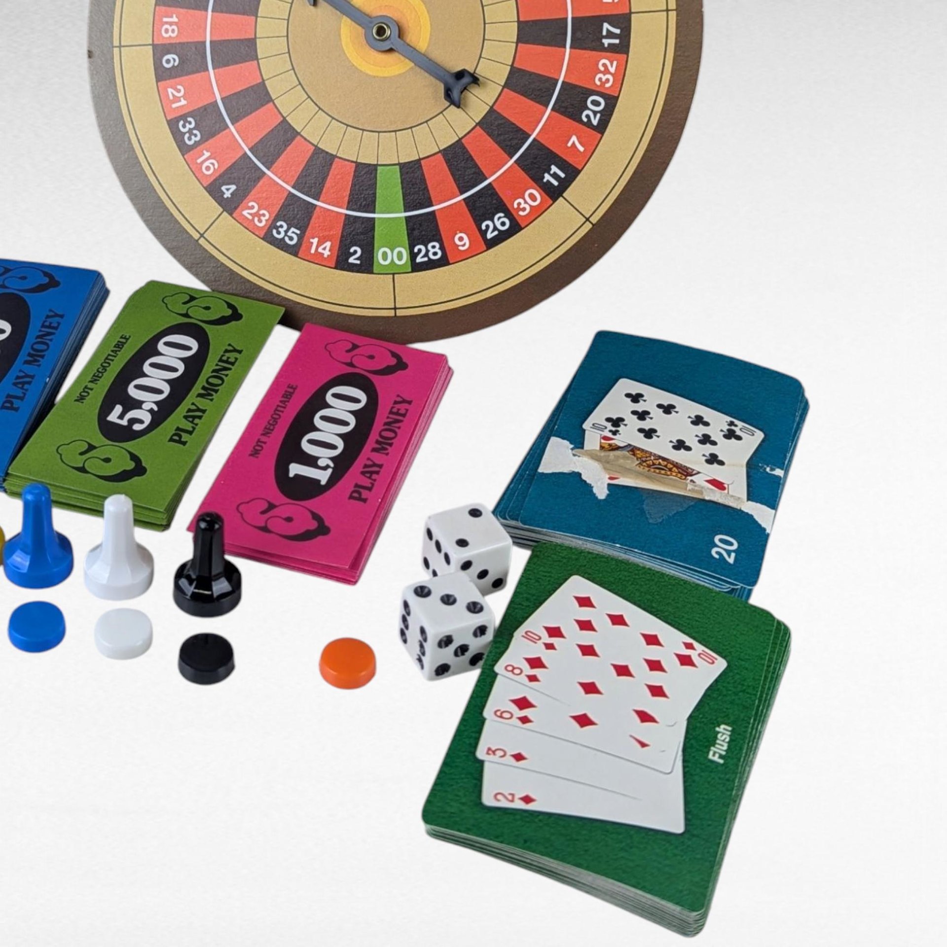 1975 Casino Vegas Board Game, Complete Western Publishing, Vintage Family Game Night, Collectible Gambling Game