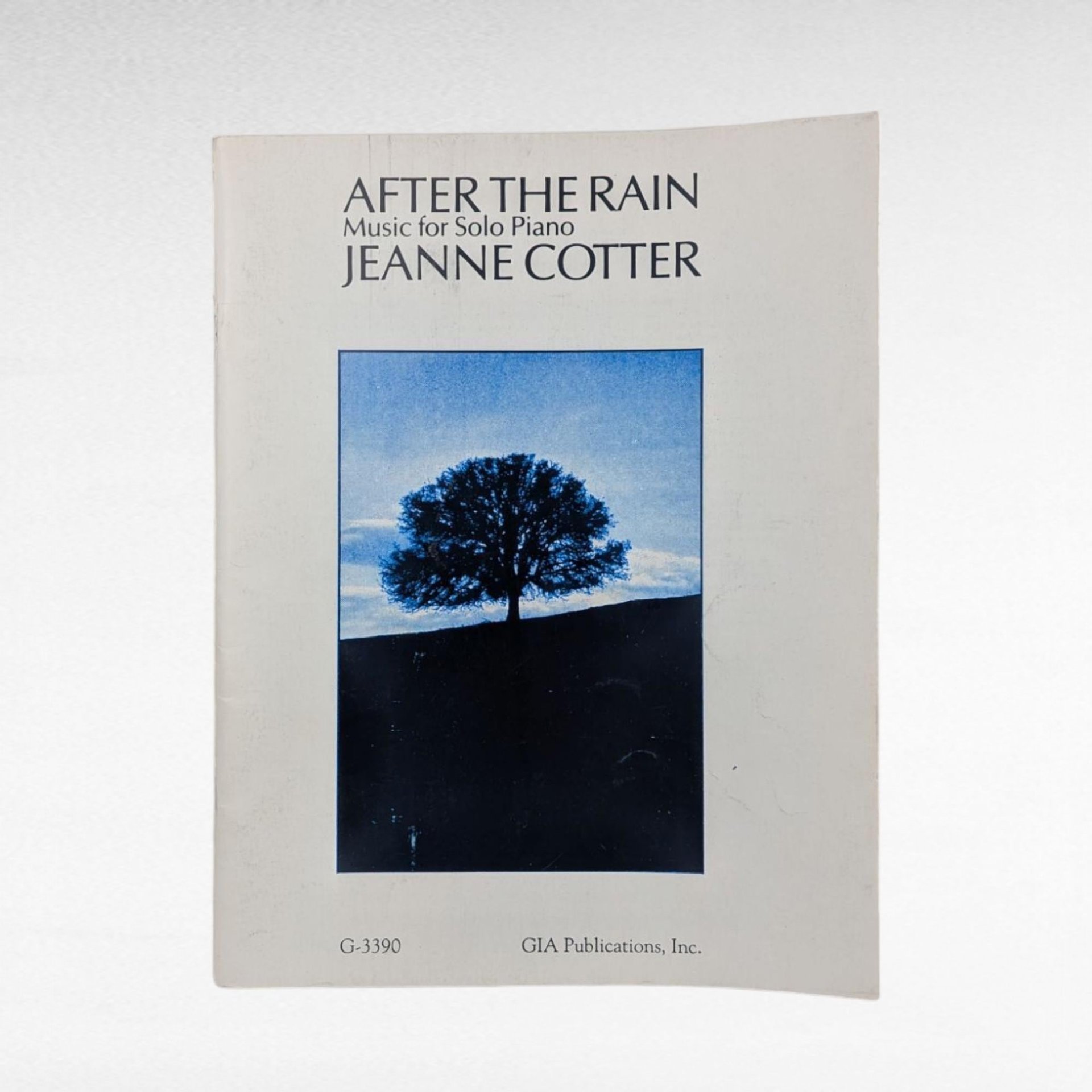 1990 Jeanne Cotter Piano Music Book, After the Rain Solo Piano Sheet Music, Vintage Gift for Pianist, Instrumental Music Collection