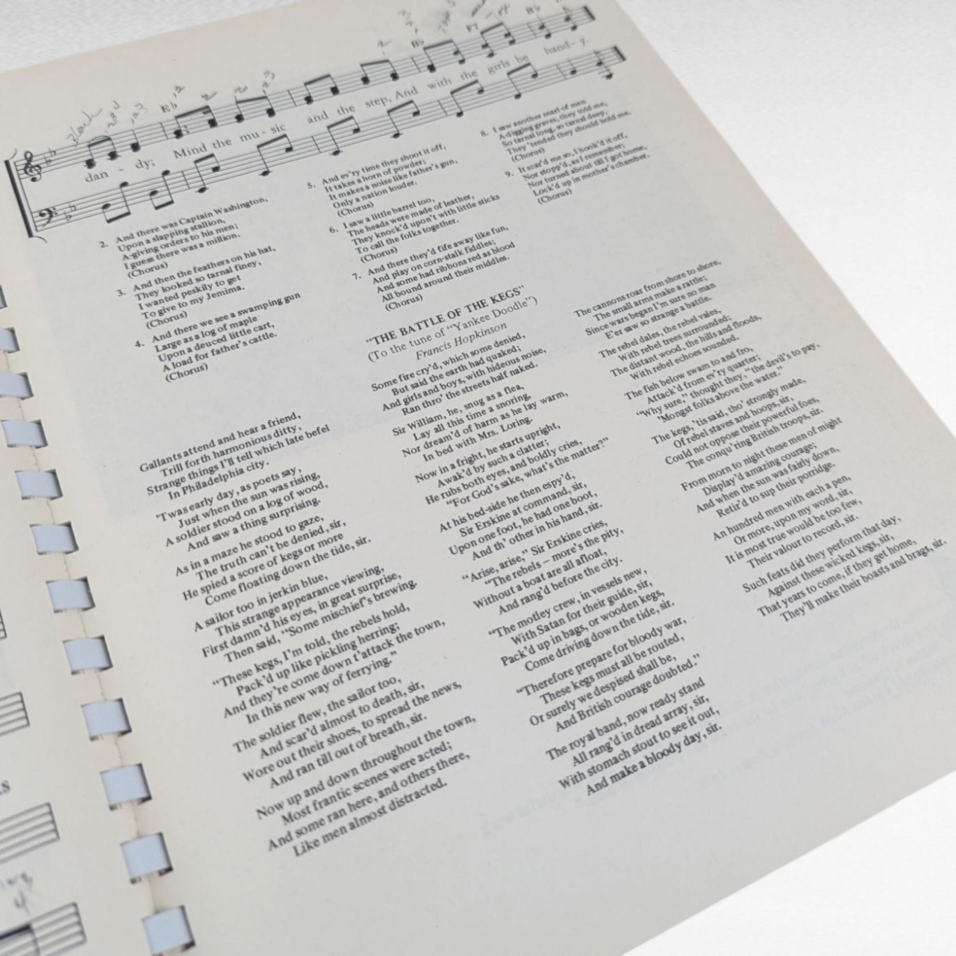 1975 Bicentennial Songbook Vol 1, American History Music, Vintage Sheet Music Collection, Gift for History Buff