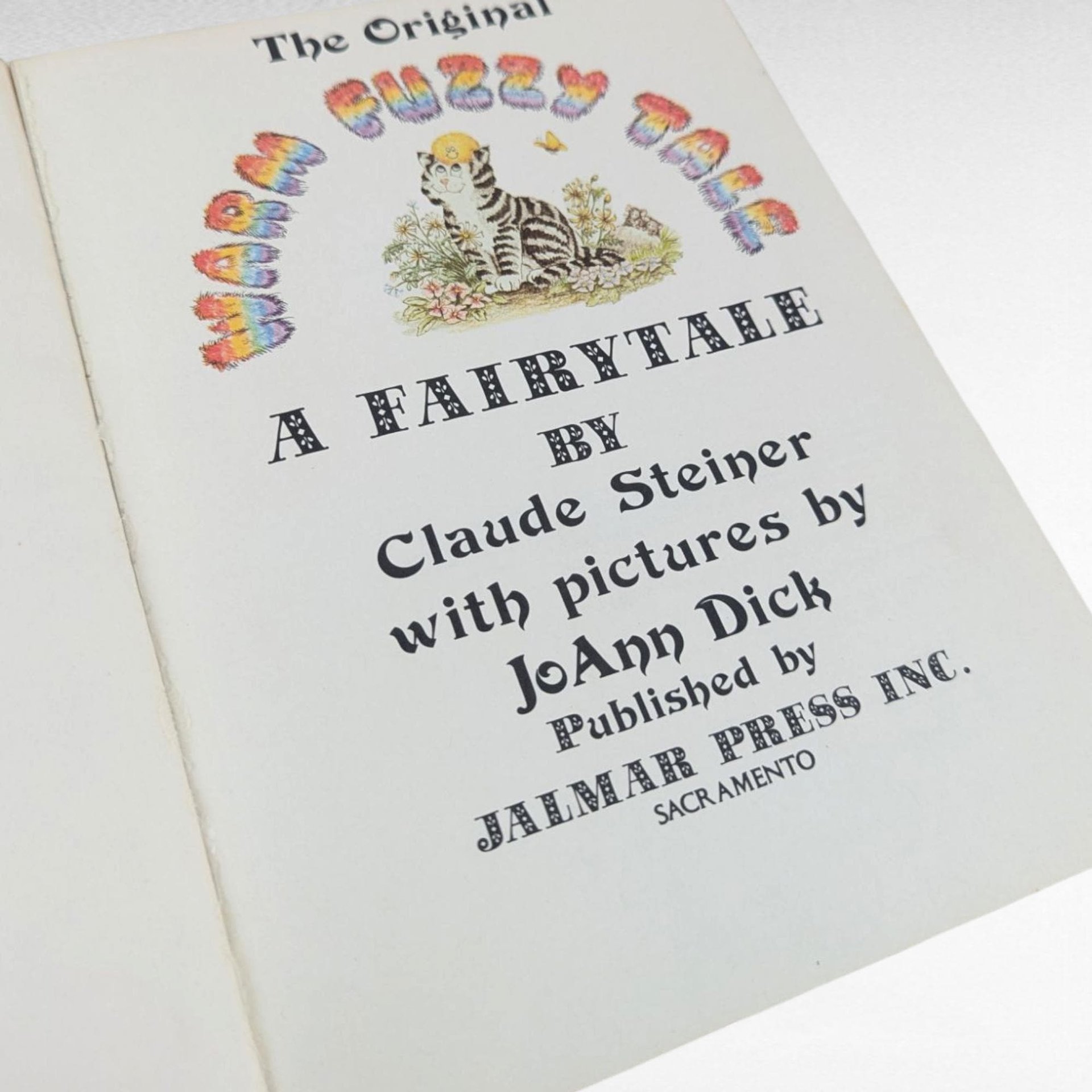 Vintage 1978 Warm Fuzzy Tale Book, Claude Steiner, Fairytale, Softcover, JoAnn Dick Illustration, Children's Story Gift