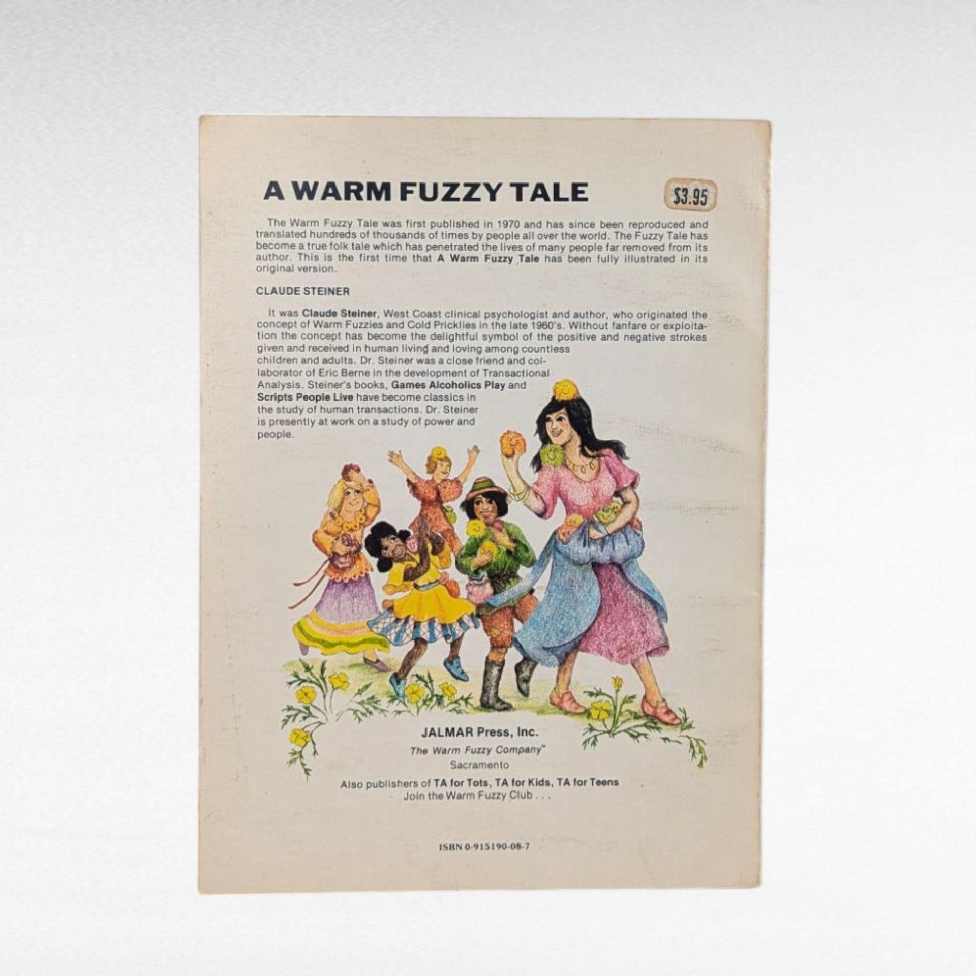 Vintage 1978 Warm Fuzzy Tale Book, Claude Steiner, Fairytale, Softcover, JoAnn Dick Illustration, Children's Story Gift