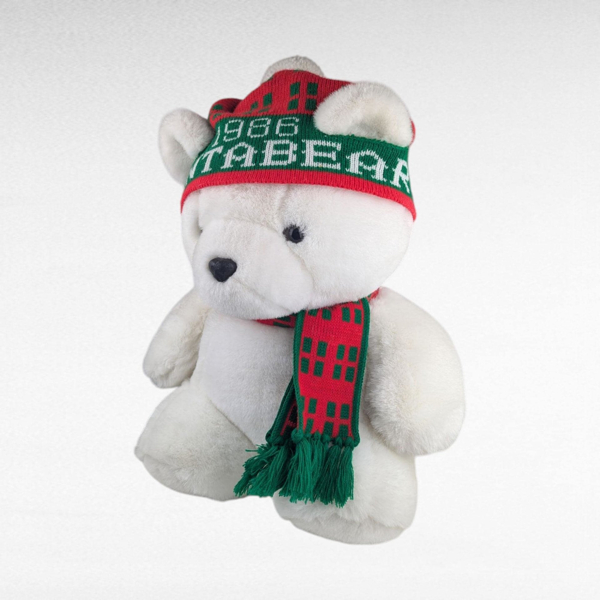 1986 Dayton Hudson Santa Bear, Vintage Holiday, Plush Collectible, Gift
