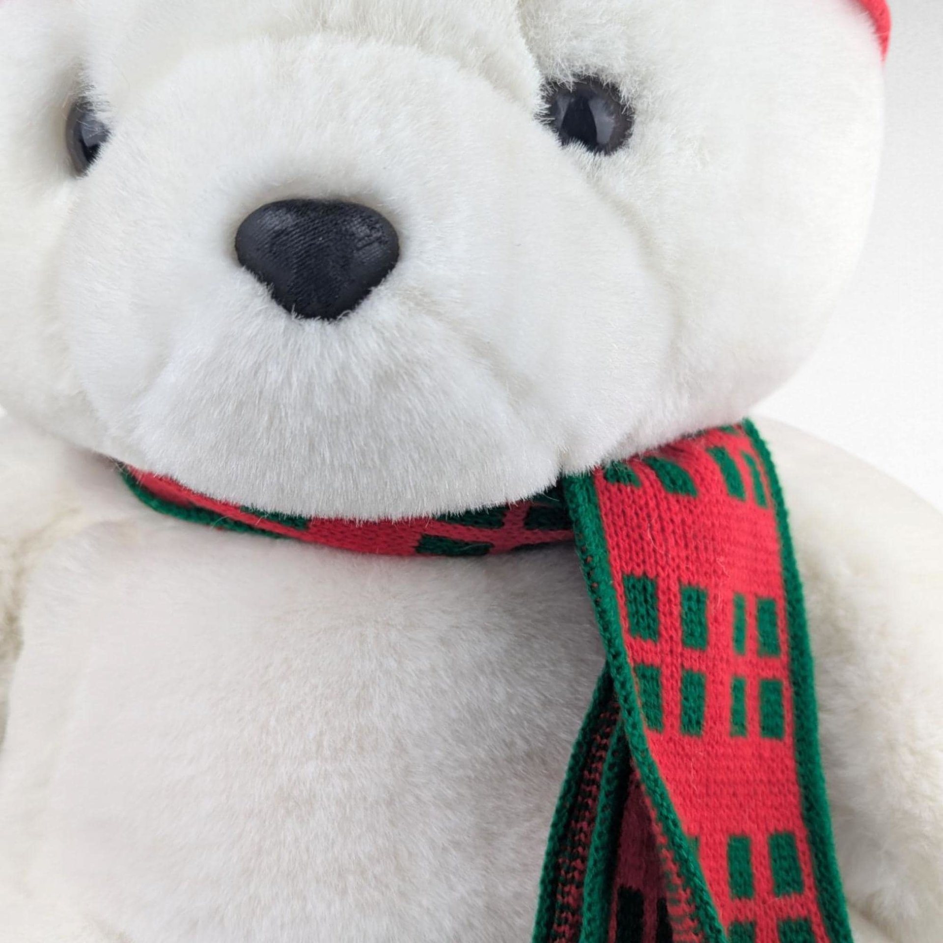 1986 Dayton Hudson Santa Bear, Vintage Holiday, Plush Collectible, Gift